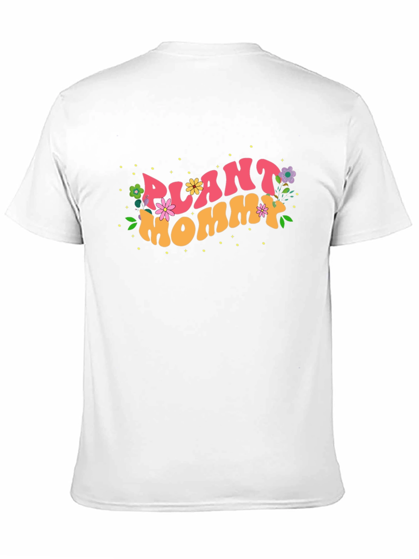 Plant Mommy Black Cotton T-Shirt
