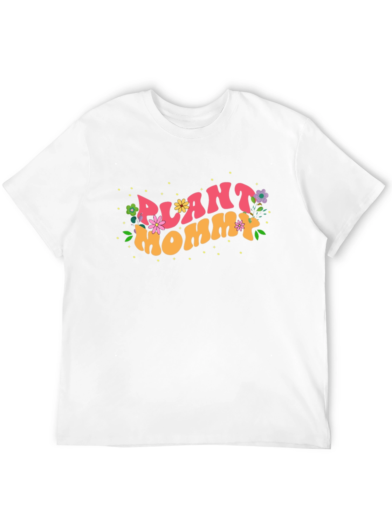 Plant Mommy Black Cotton T-Shirt
