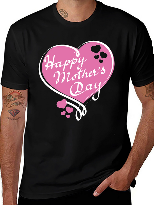 Happy Mothers Day Black T-Shirt