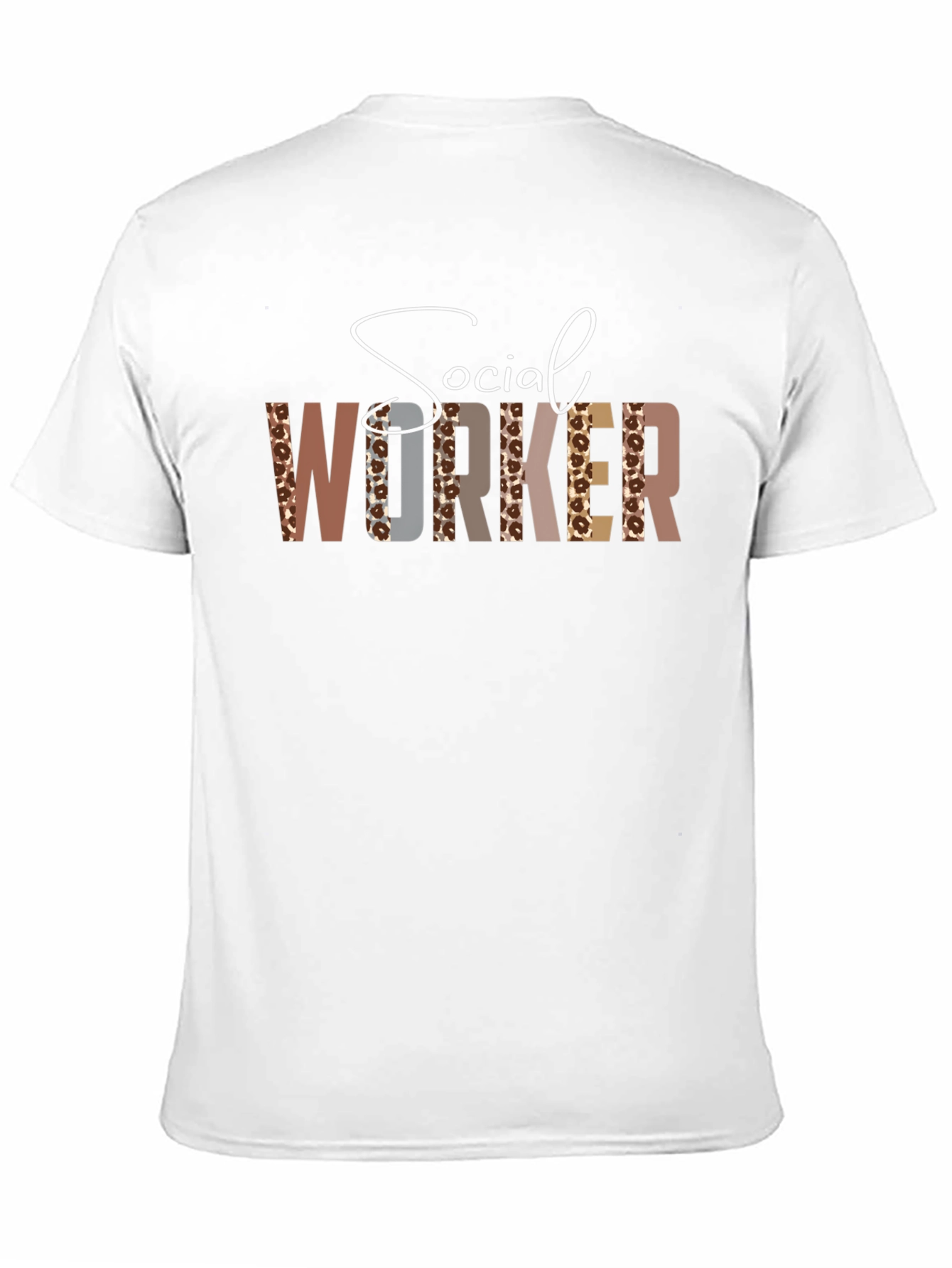 Social Worker Graphic T-Shirt Crew Neck