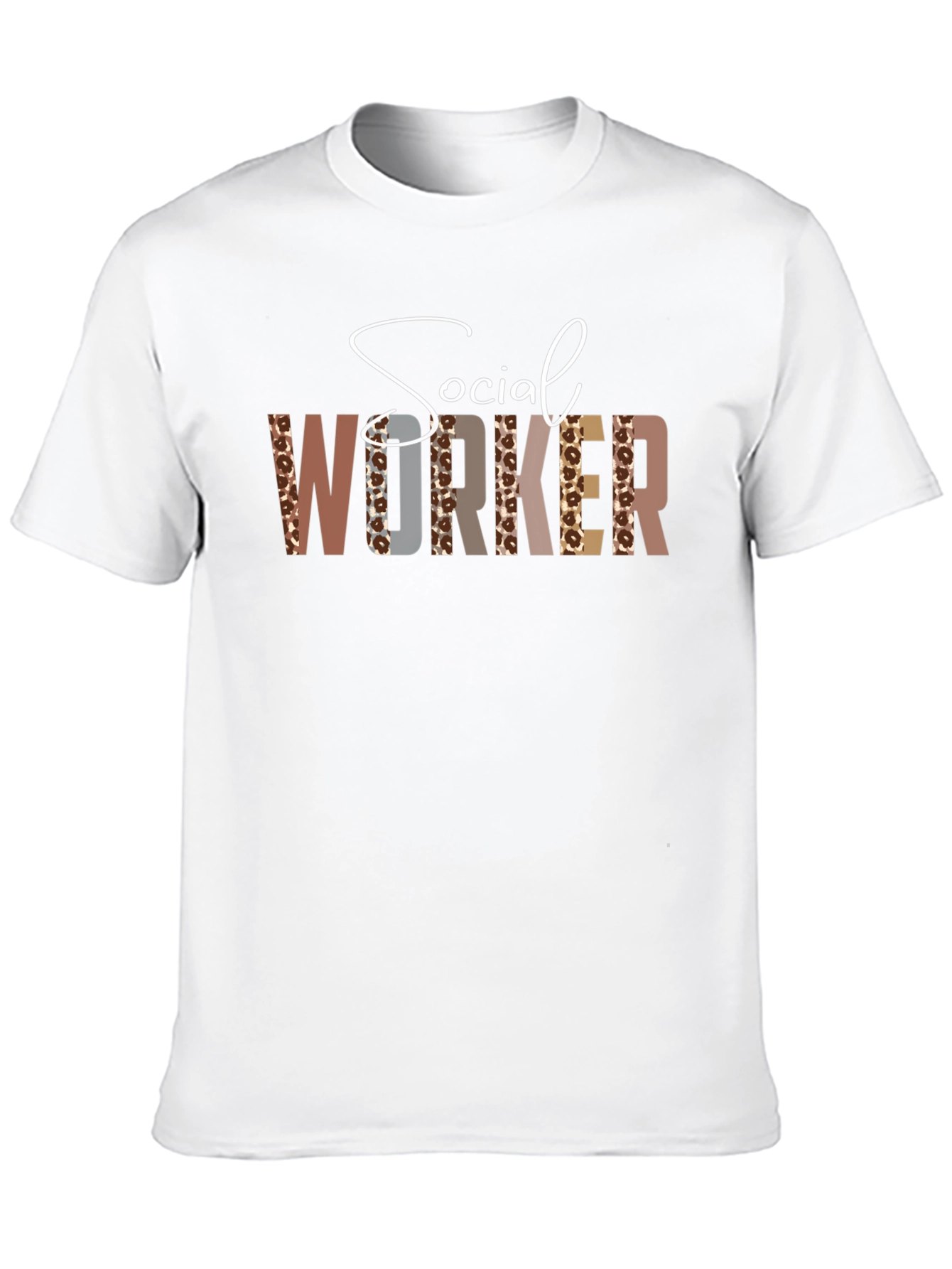 Social Worker Graphic T-Shirt Crew Neck