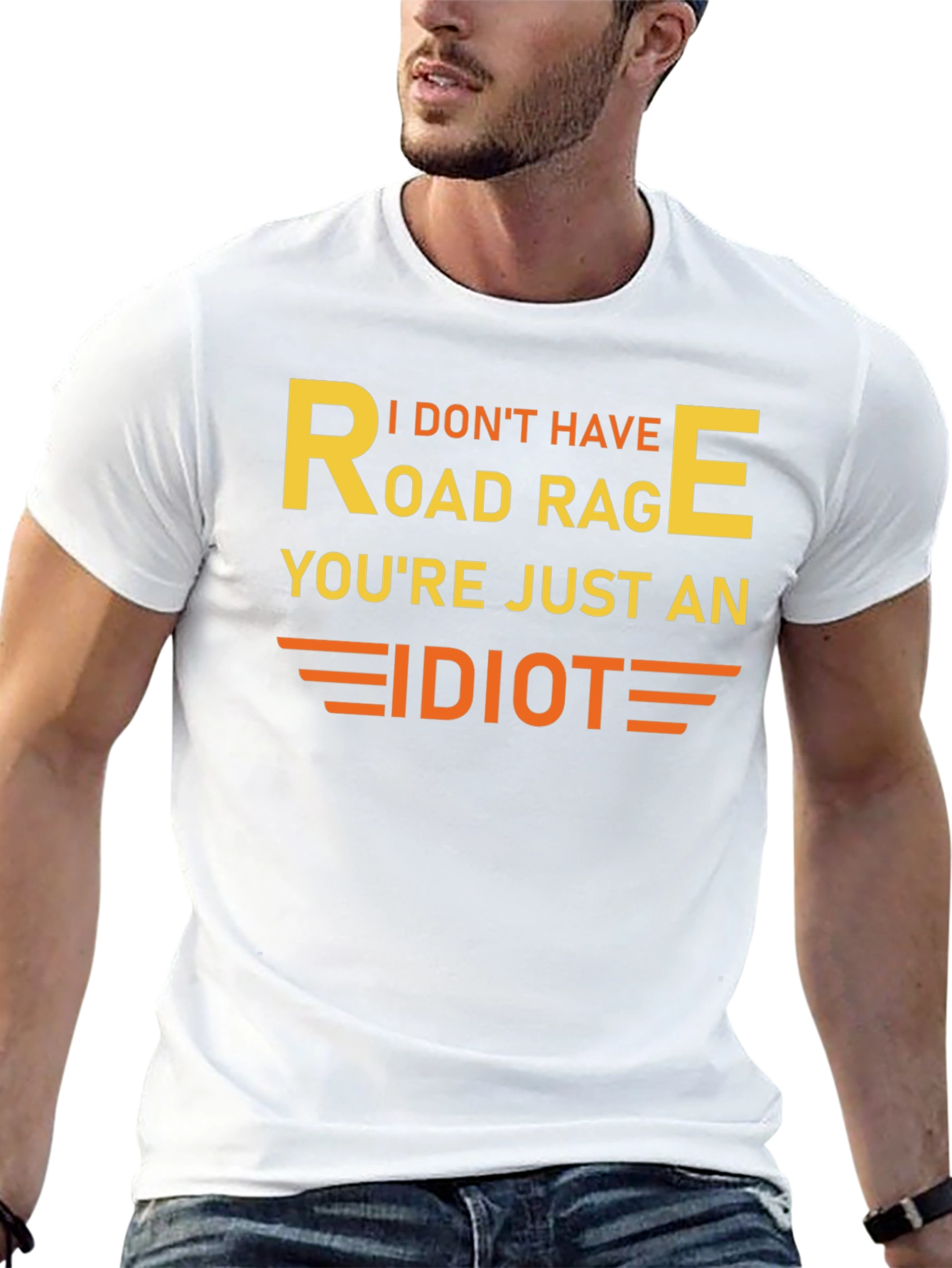 Road Rage Graphic Tee - Funny Sarcastic T-Shirt
