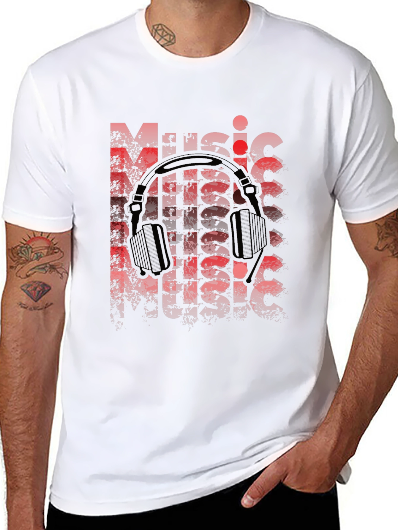 Music Lovers Graphic T-Shirt