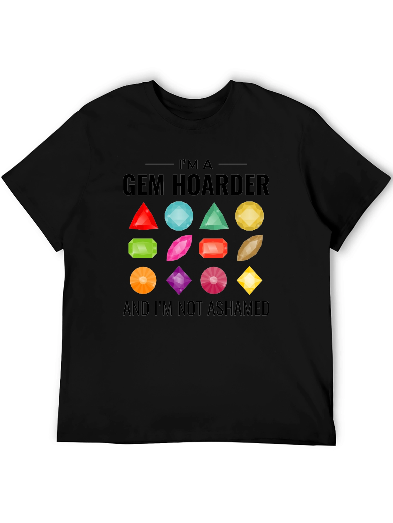 Gem Hoarder Graphic Tee - Mineral Collector T-Shirt