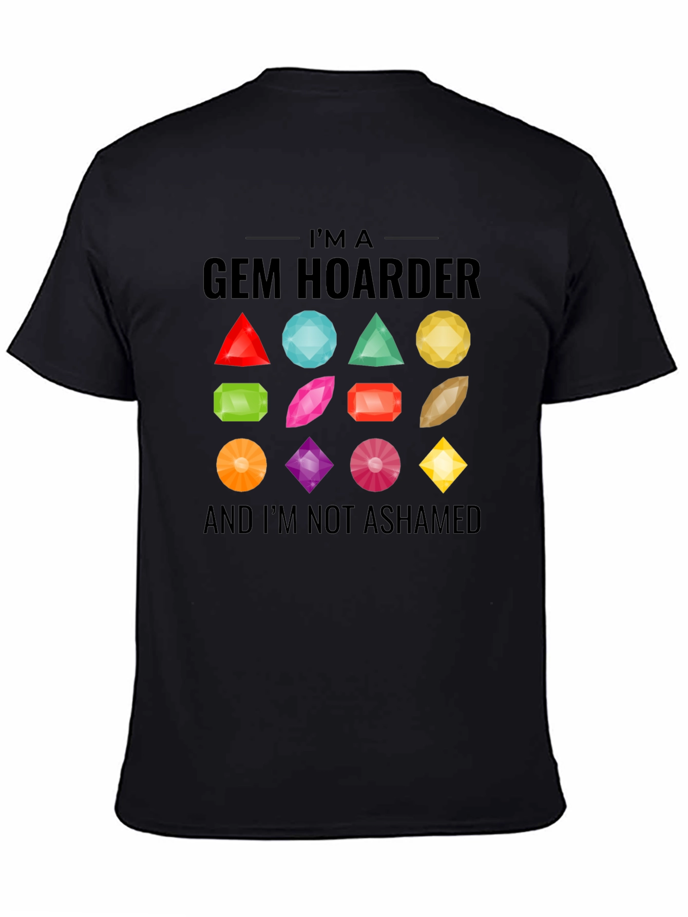 Gem Hoarder Graphic Tee - Mineral Collector T-Shirt