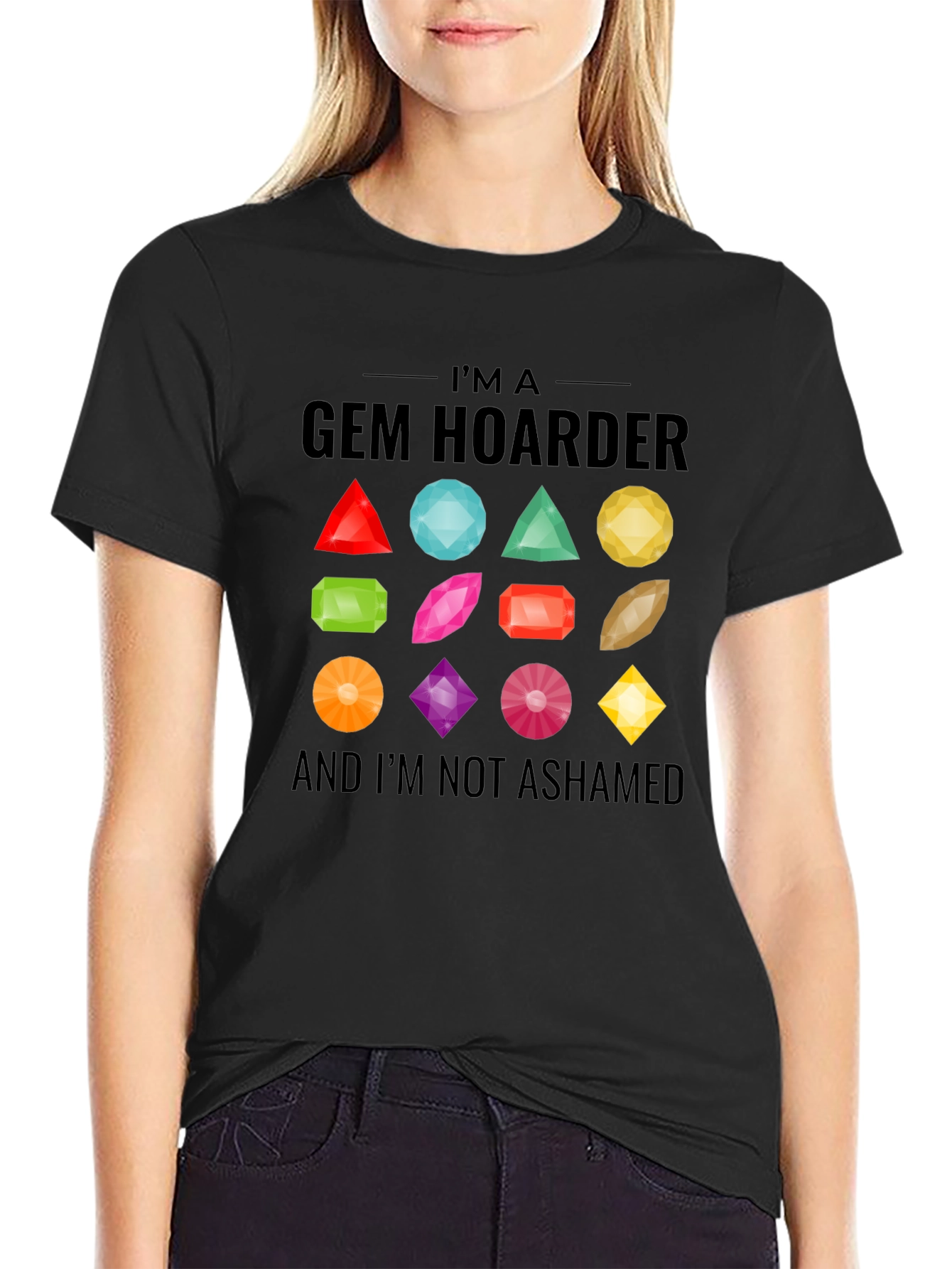 Gem Hoarder Graphic Tee - Mineral Collector T-Shirt