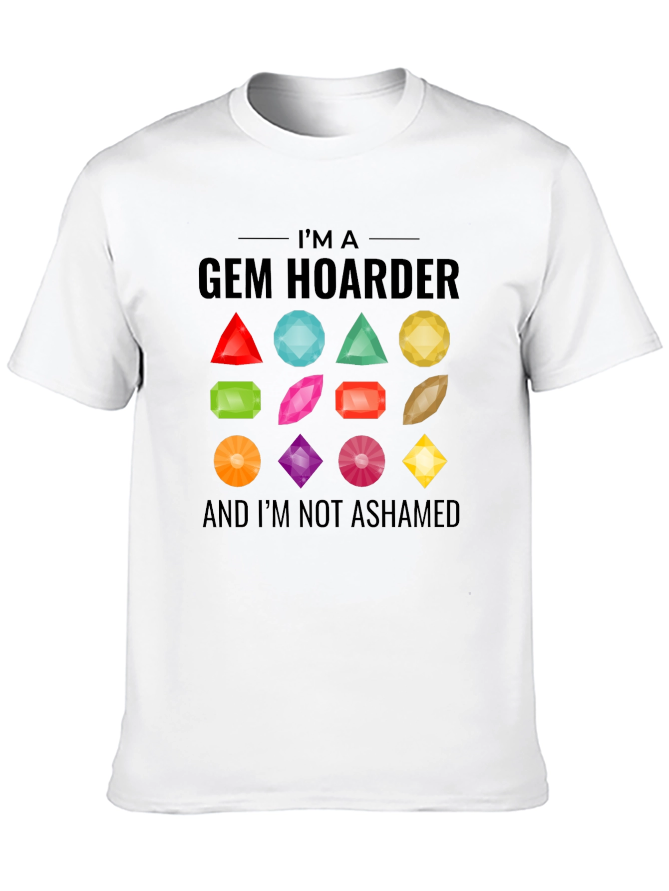 Gem Hoarder Graphic Tee - Mineral Collector T-Shirt