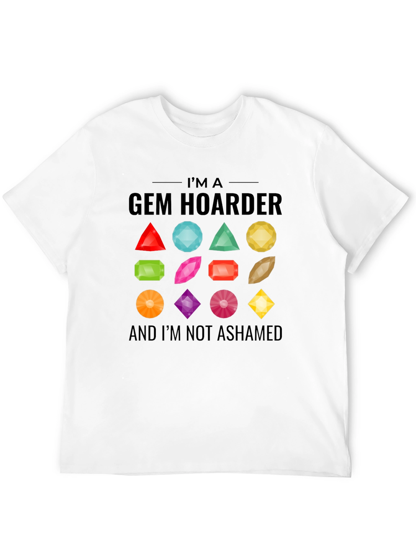 Gem Hoarder Graphic Tee - Mineral Collector T-Shirt