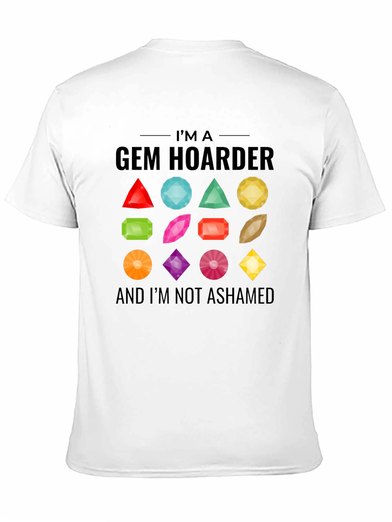 Gem Hoarder Graphic Tee - Mineral Collector T-Shirt