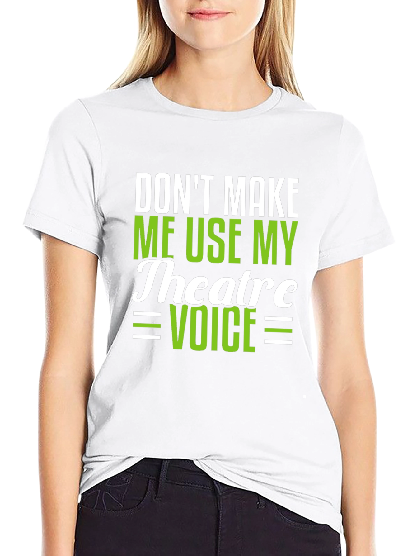 Theatre Voice T-Shirt - Funny Drama Actor Gift