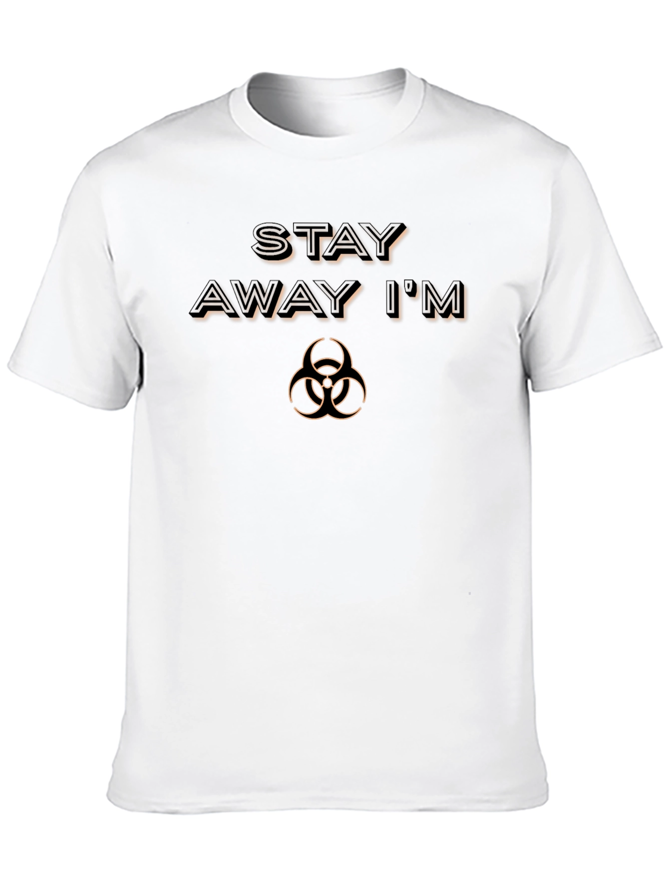 Stay Away Biohazard Graphic T-Shirt
