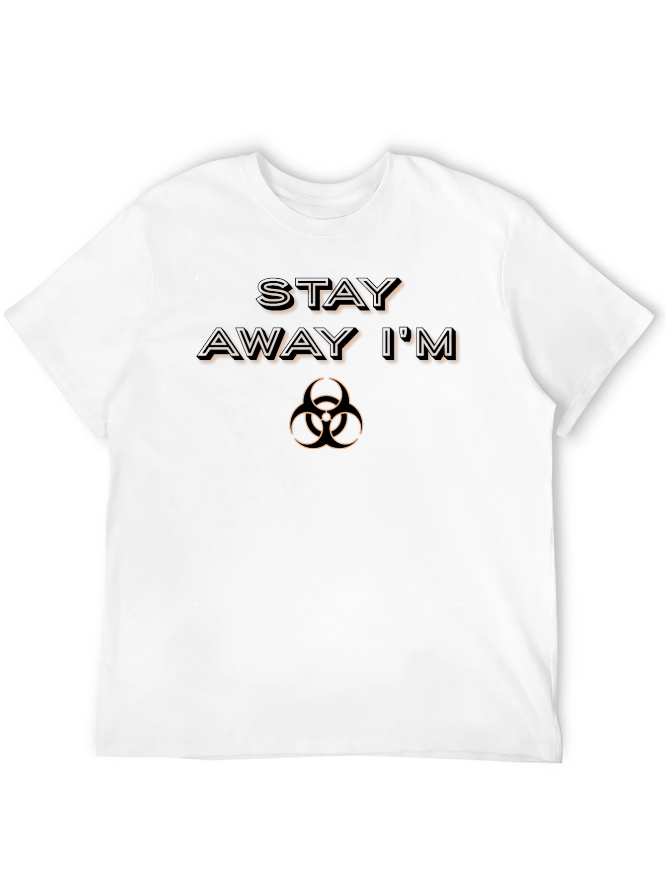 Stay Away Biohazard Graphic T-Shirt