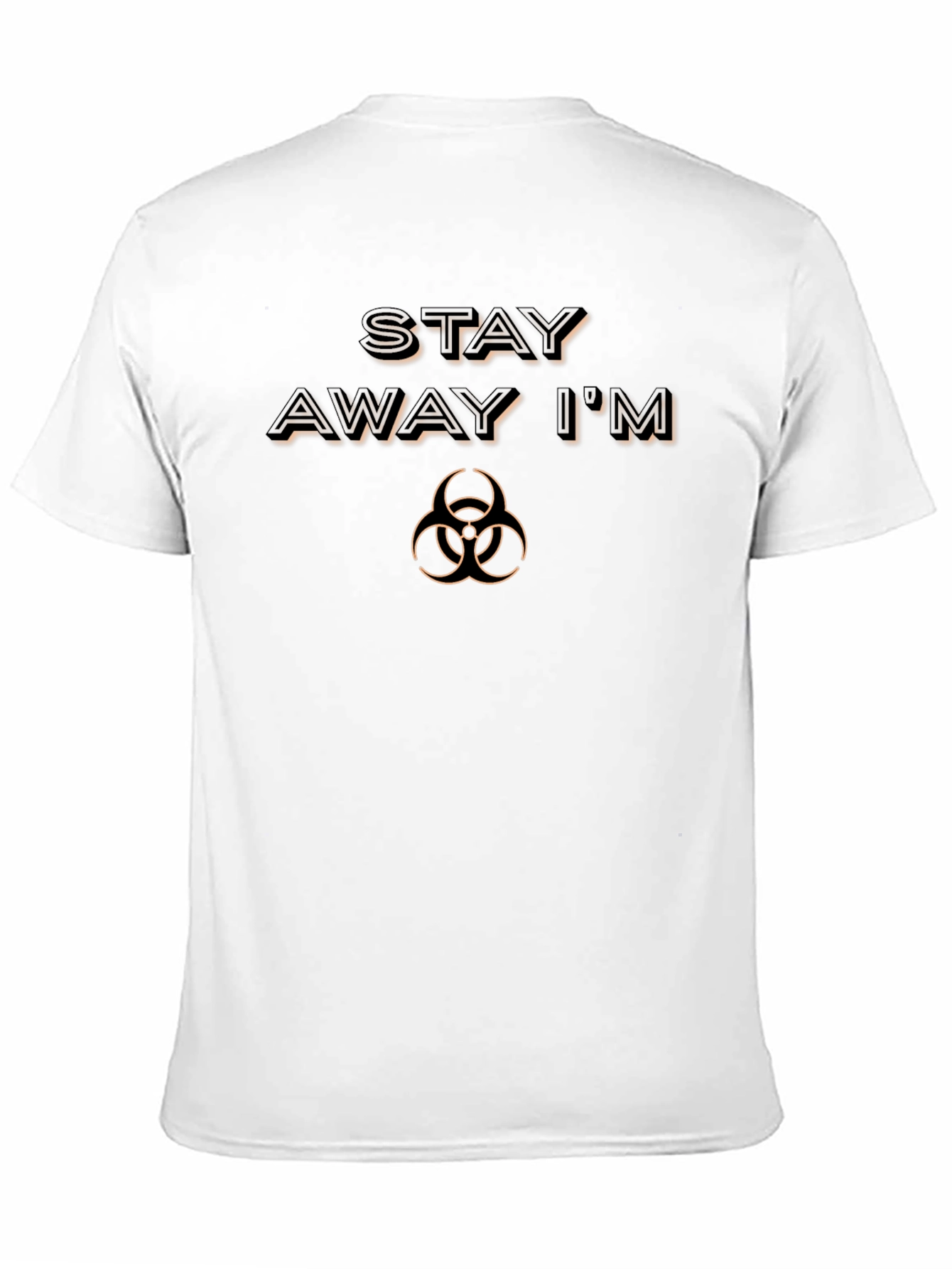 Stay Away Biohazard Graphic T-Shirt