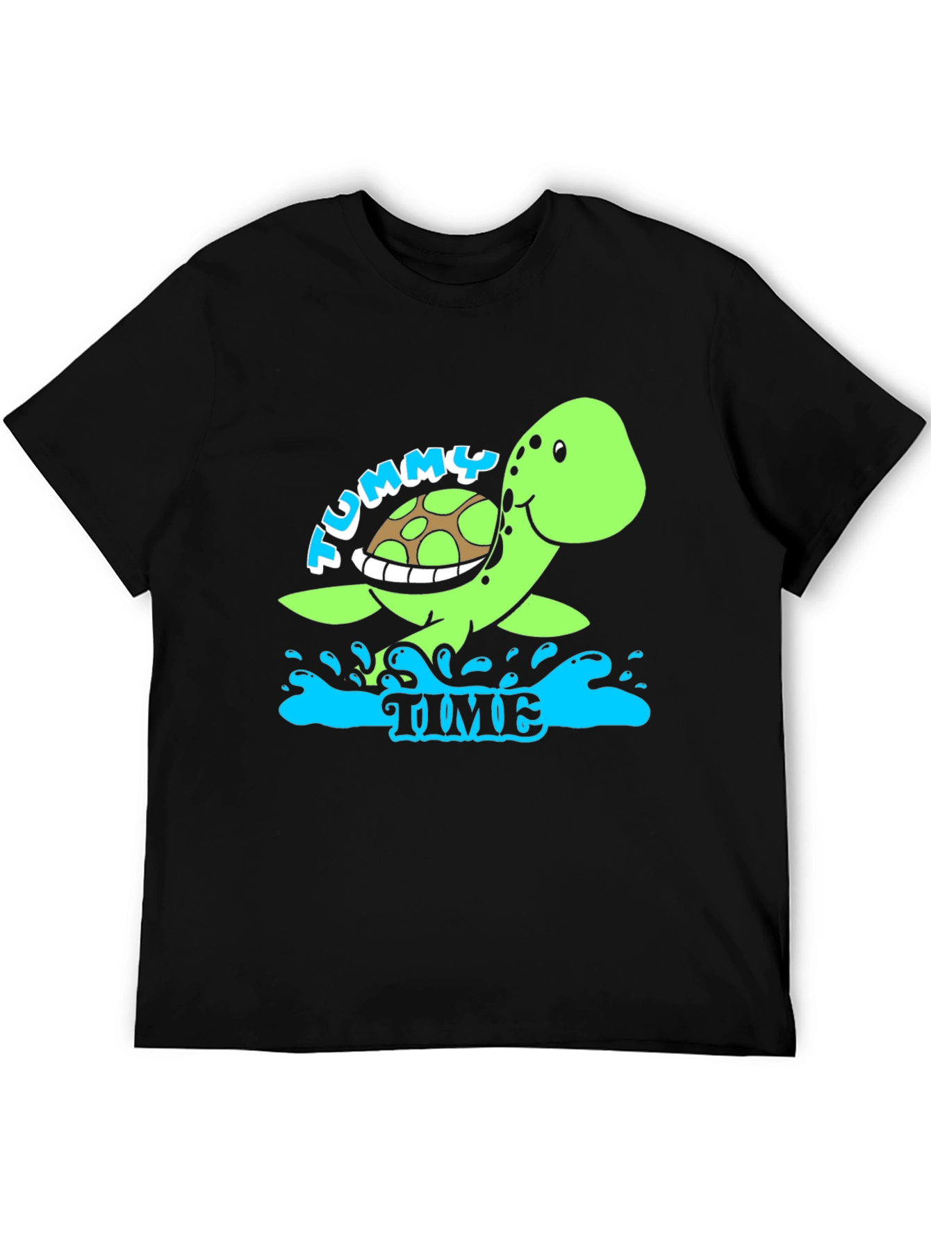 Tummy Time Turtle Tee - Soft Cotton Comfort