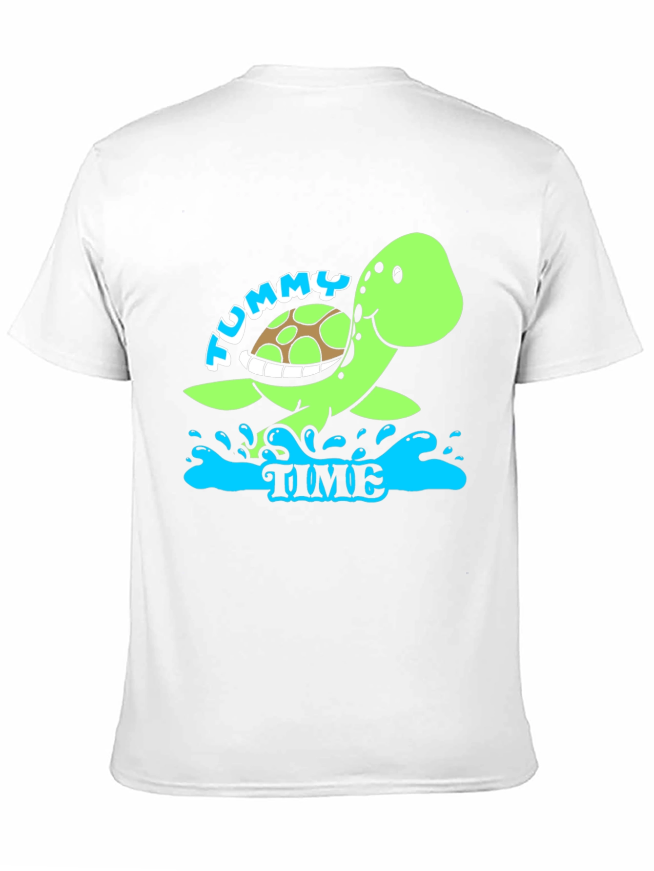 Tummy Time Turtle Tee - Soft Cotton Comfort