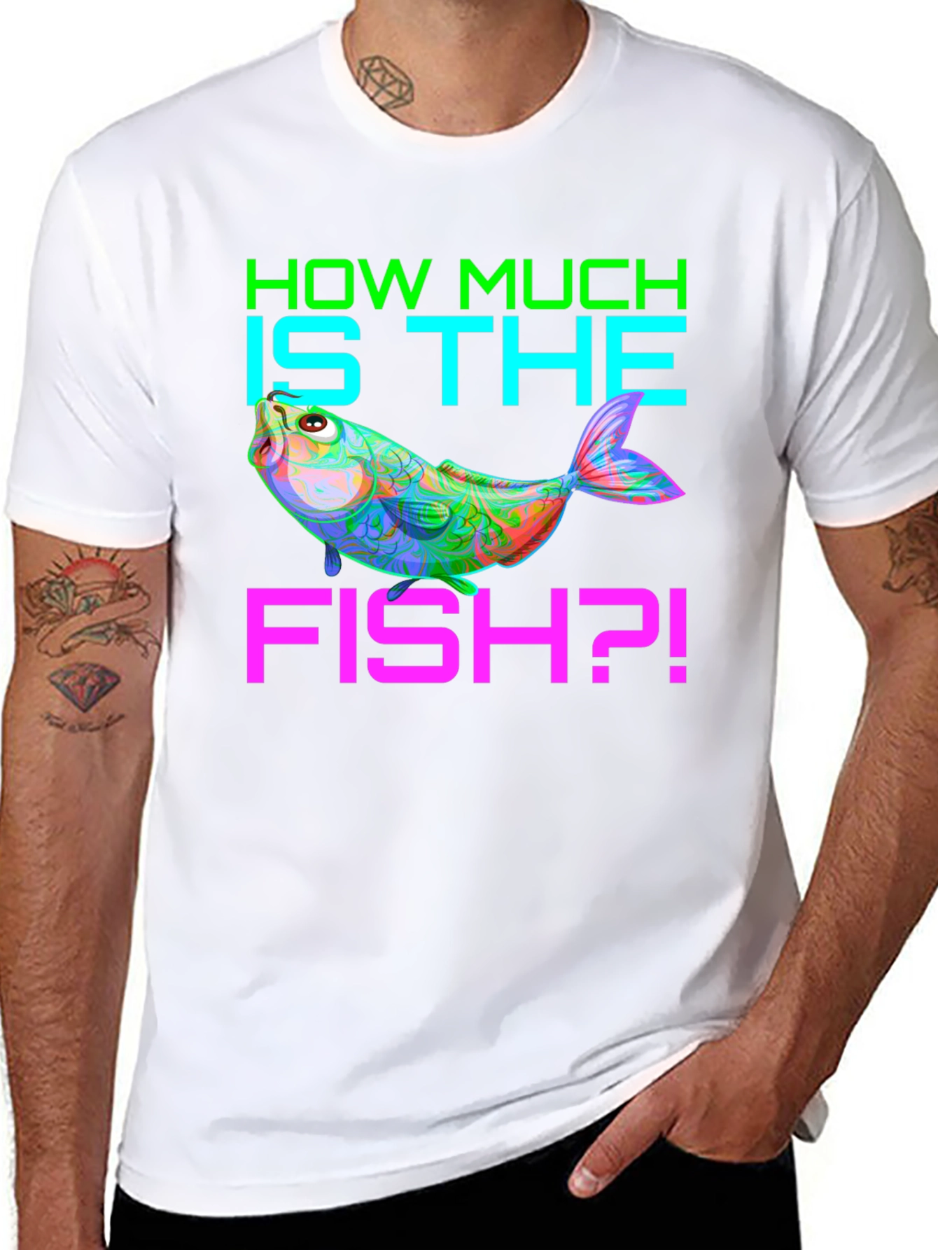 How Much is the Fish? Mens Graphic T-Shirt