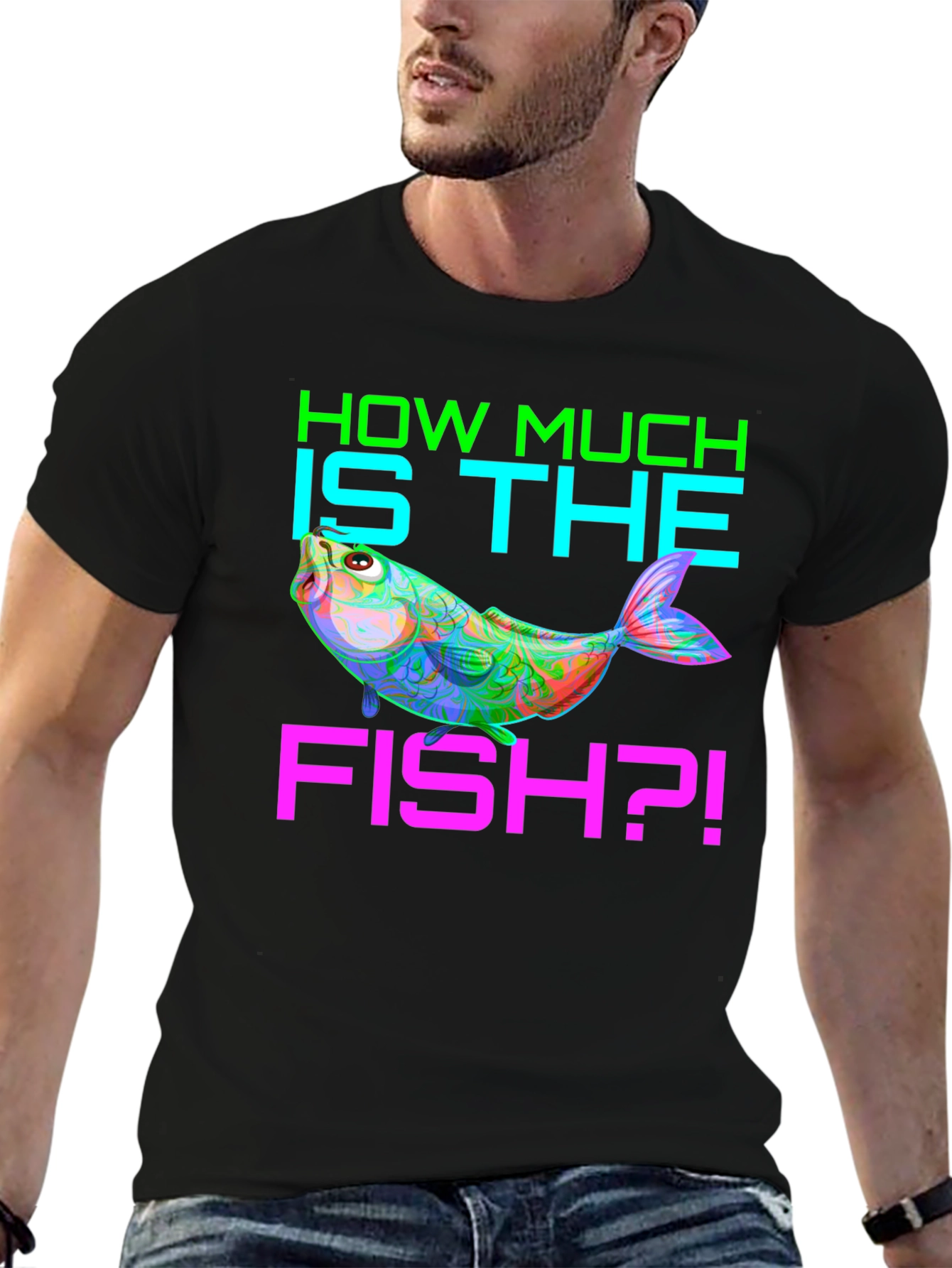 How Much is the Fish? Mens Graphic T-Shirt