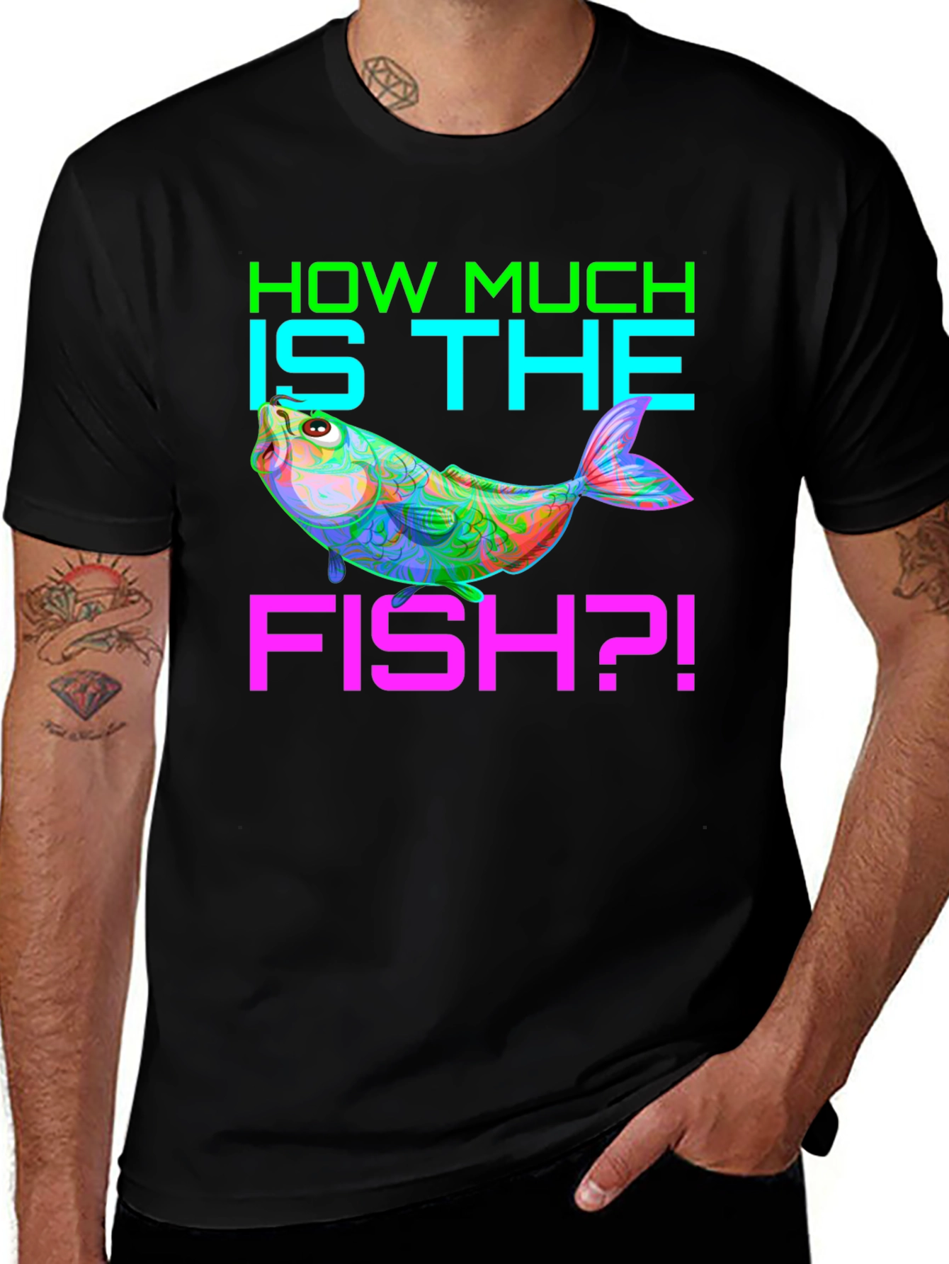 How Much is the Fish? Mens Graphic T-Shirt