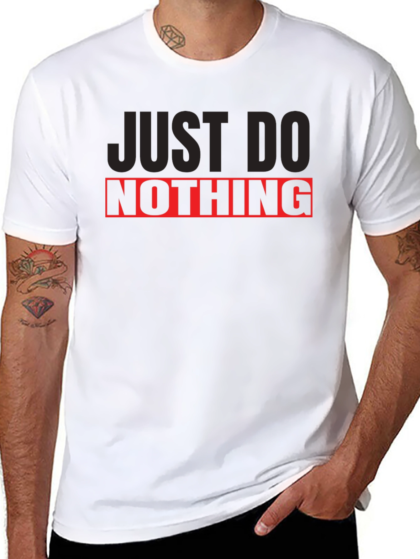Just Do Nothing Graphic T-Shirt - Relax & Unwind