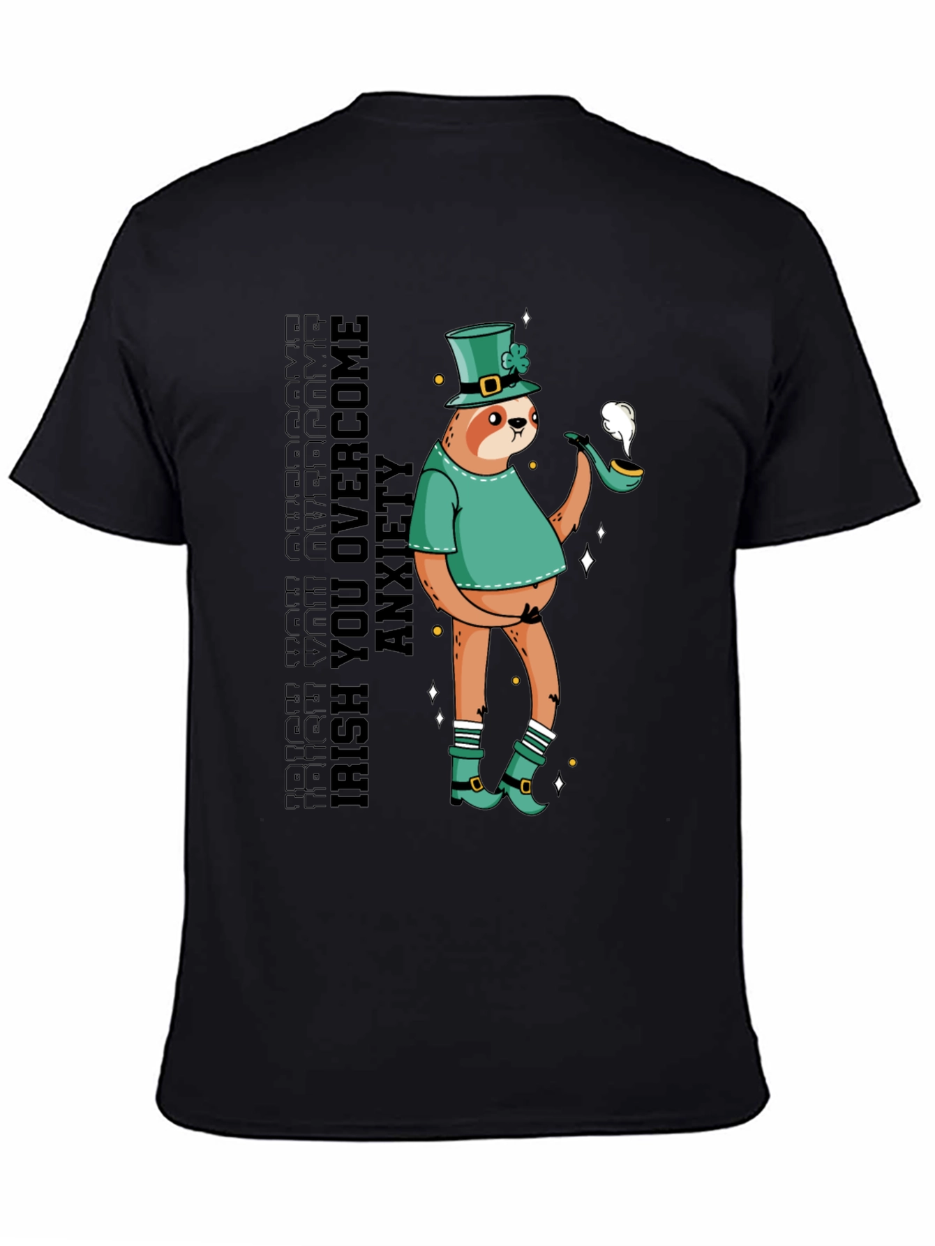 Irish You Overcome Anxiety Sloth T-Shirt