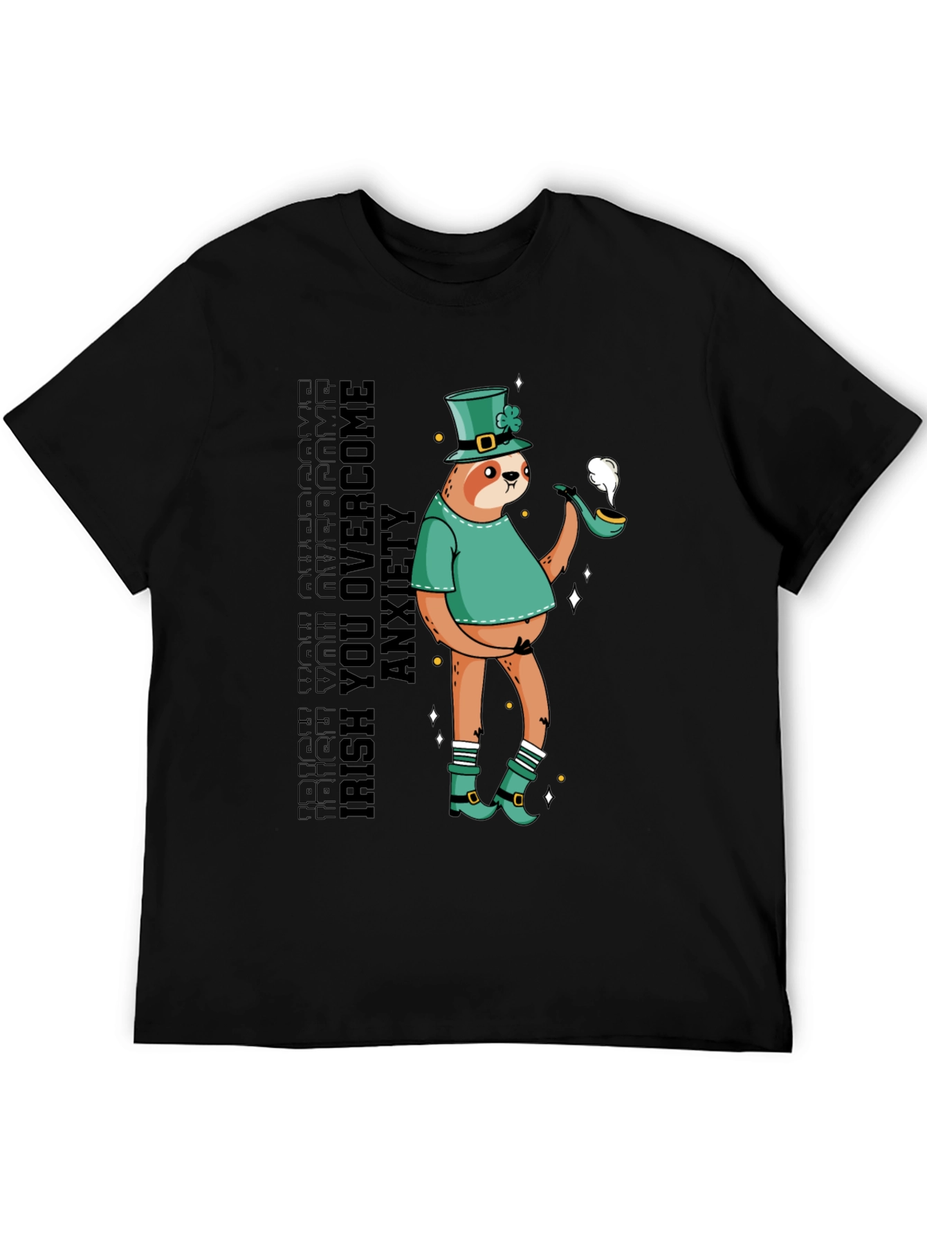 Irish You Overcome Anxiety Sloth T-Shirt