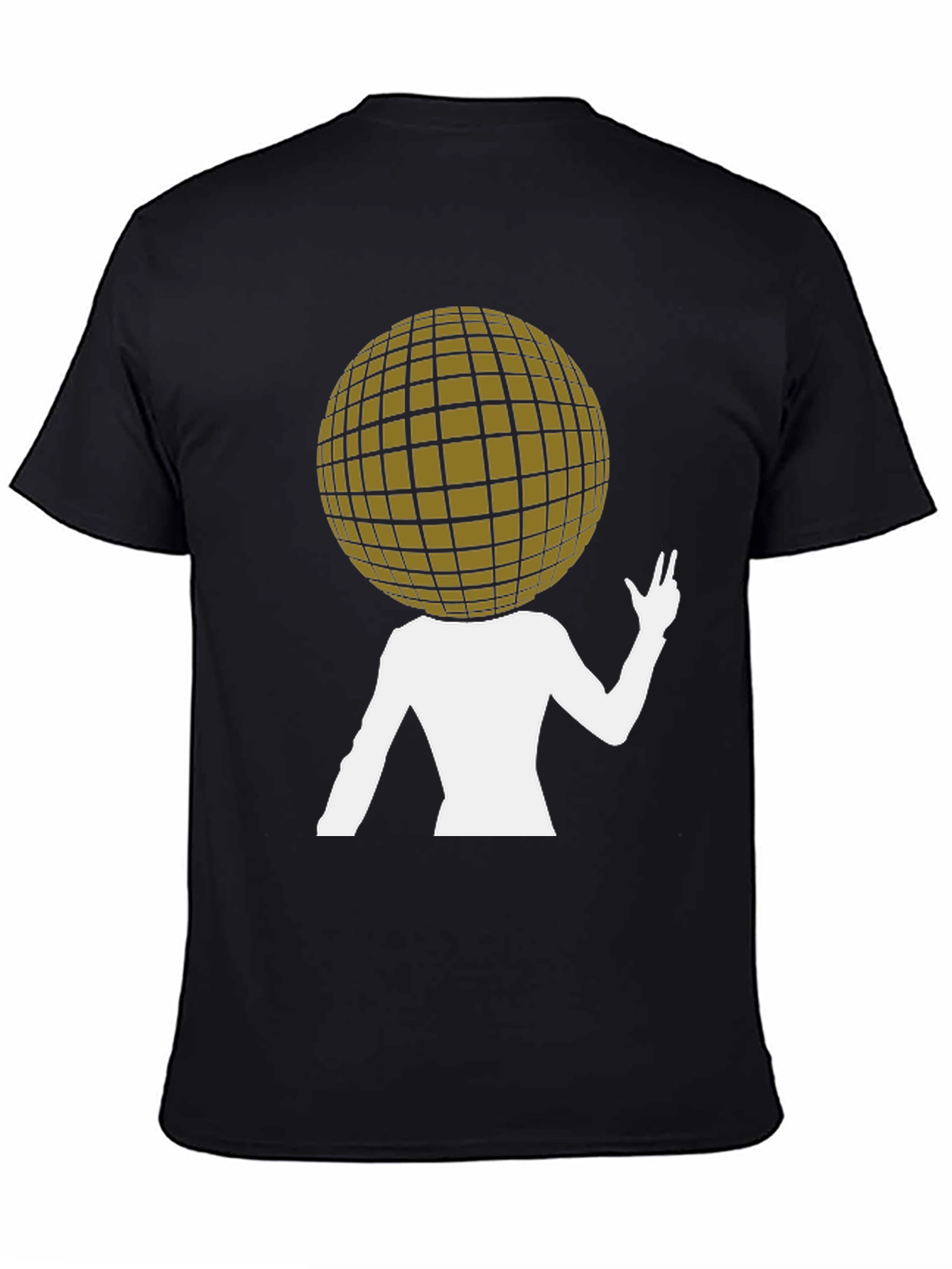 Abstract Disco Ball Head T-Shirt - Unique Graphic Tee