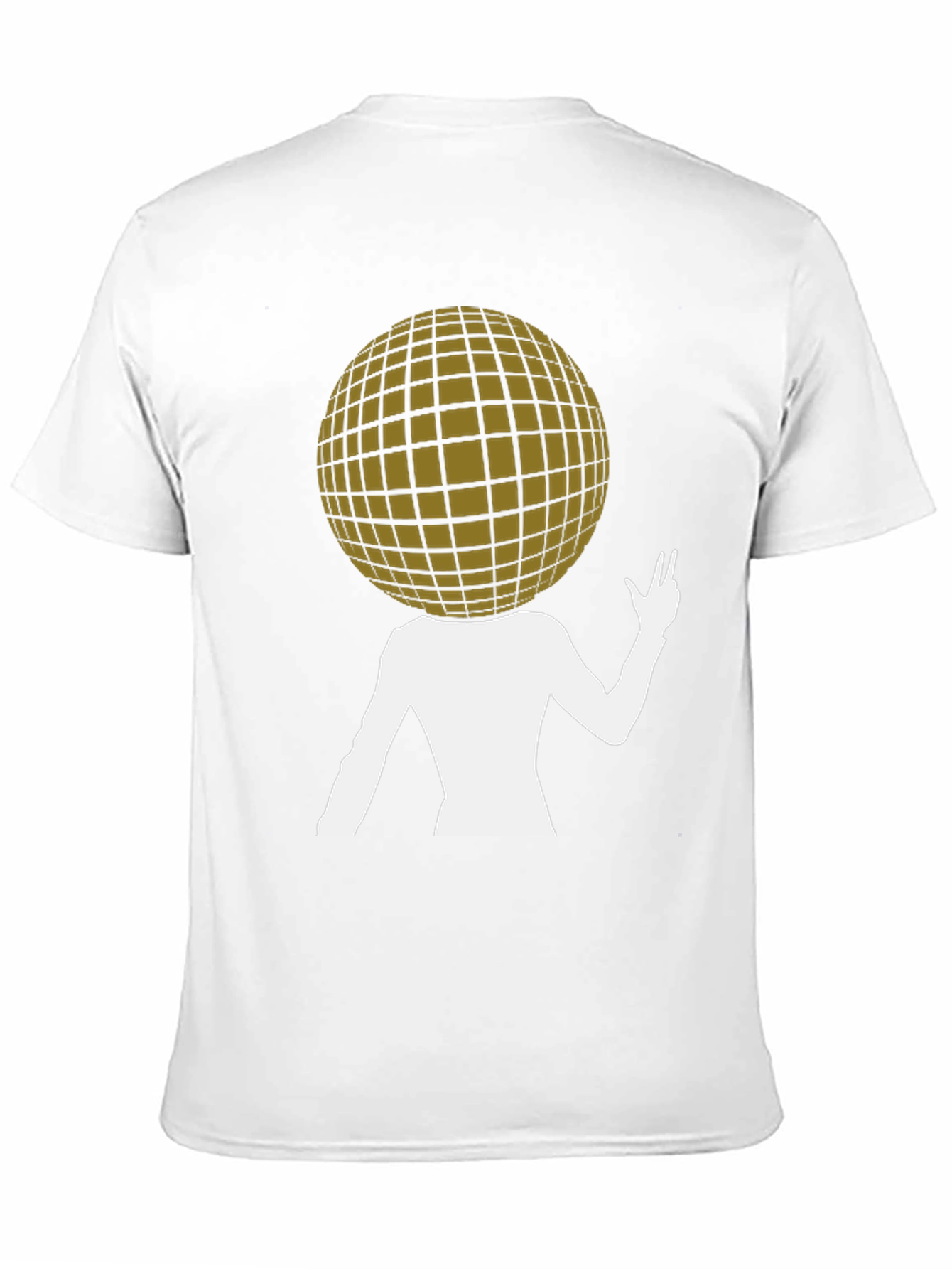 Abstract Disco Ball Head T-Shirt - Unique Graphic Tee