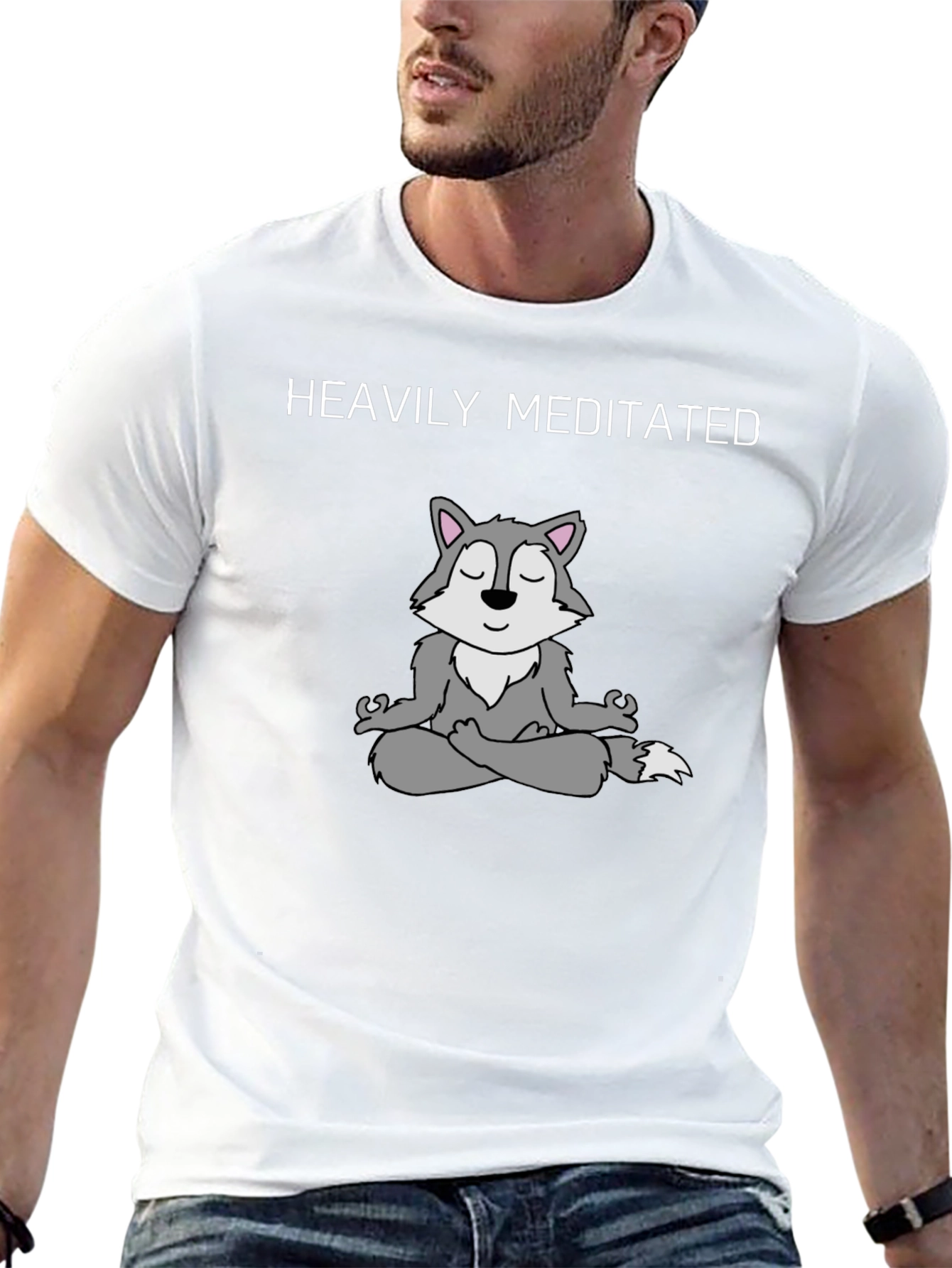 Heavily Meditated Wolf T-Shirt