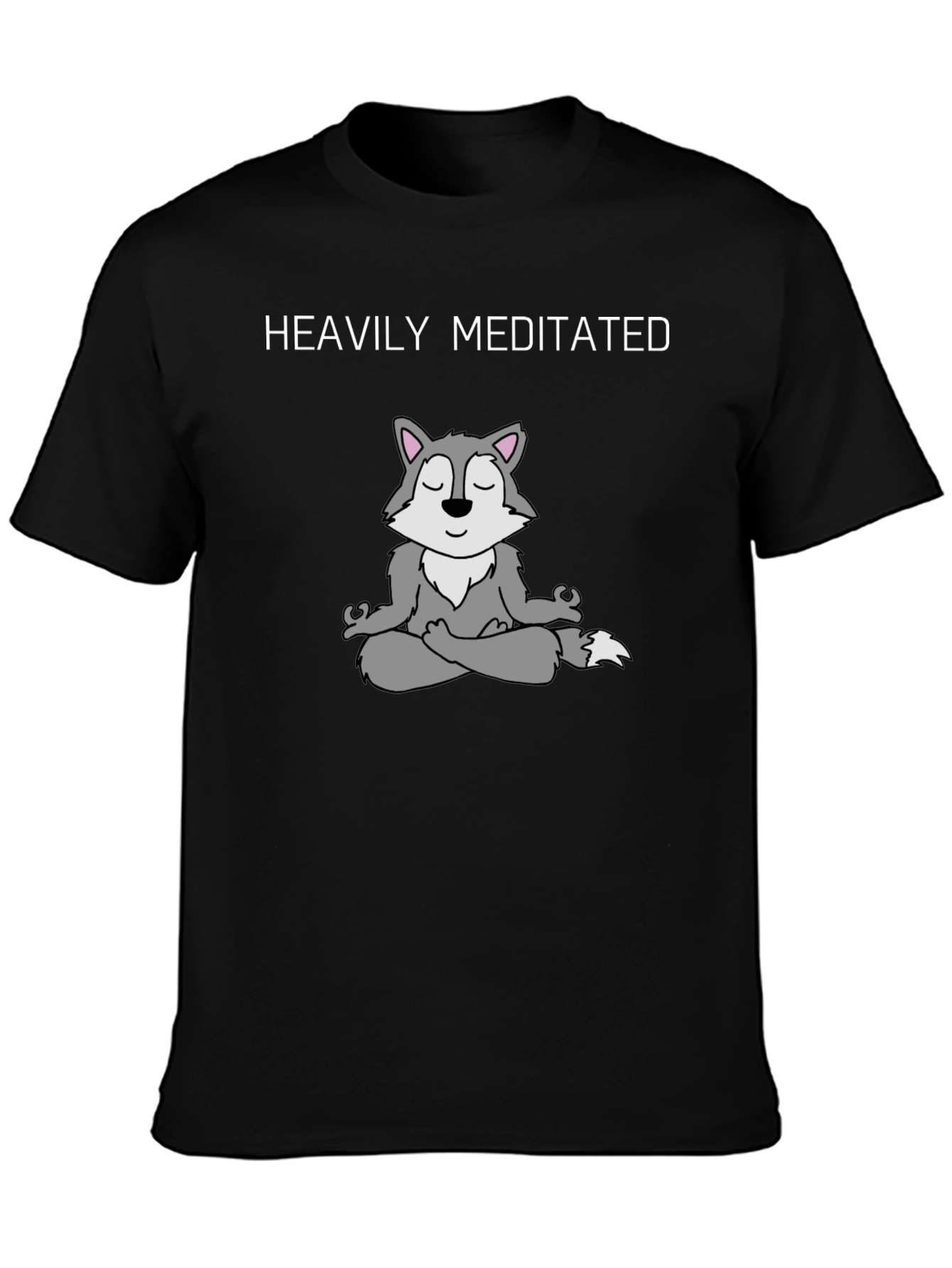 Heavily Meditated Wolf T-Shirt