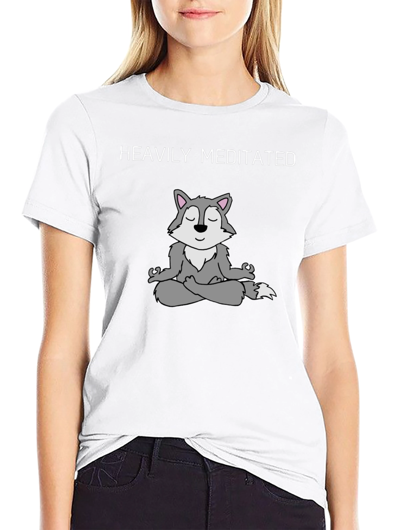 Heavily Meditated Wolf T-Shirt