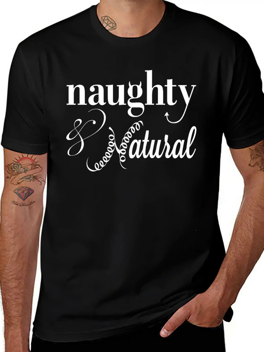 Naghty & Natural T-Shirt Relaxed Everyday Tee – Lightweight And Durable Cotton