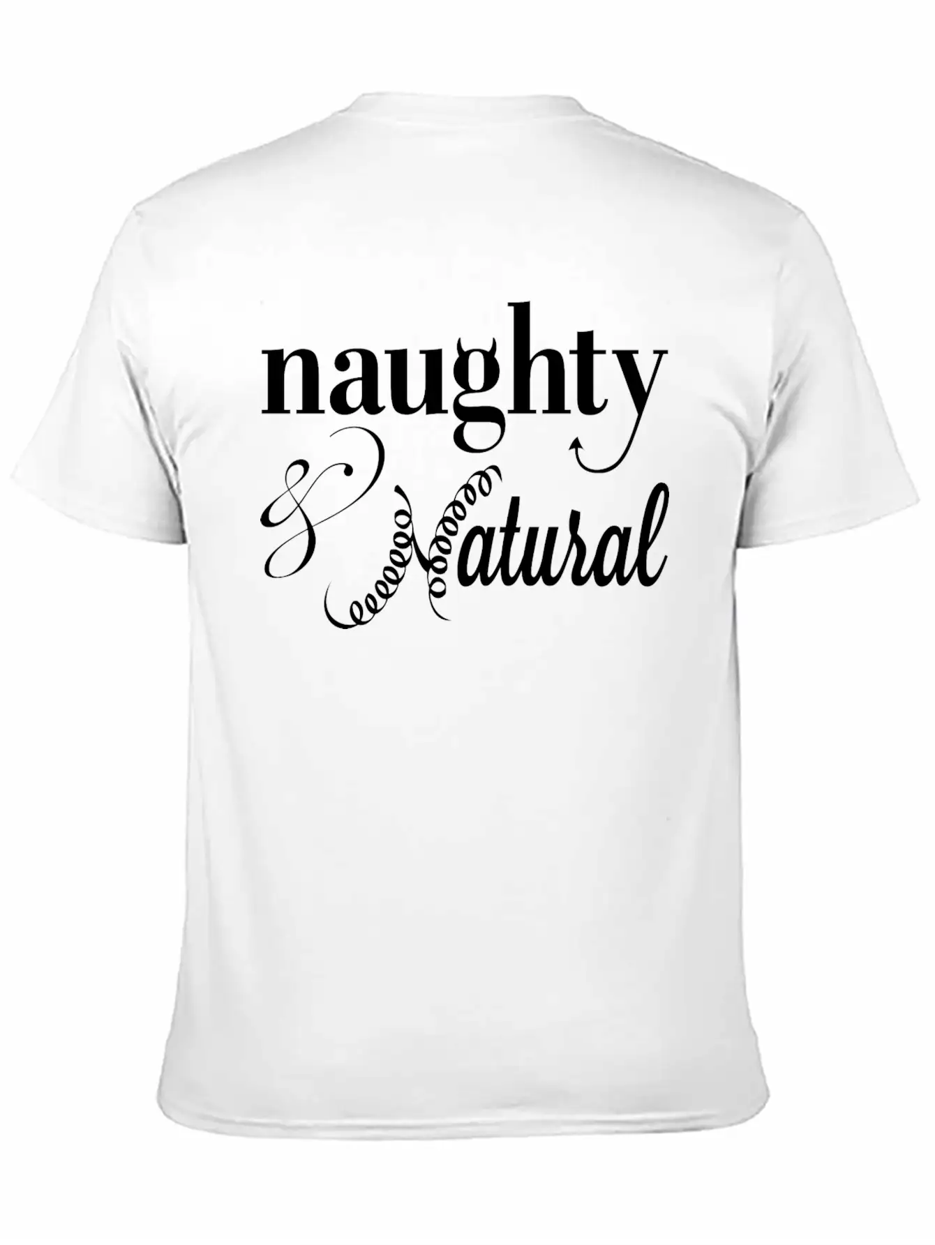 Naghty & Natural T-Shirt Relaxed Everyday Tee – Lightweight And Durable Cotton