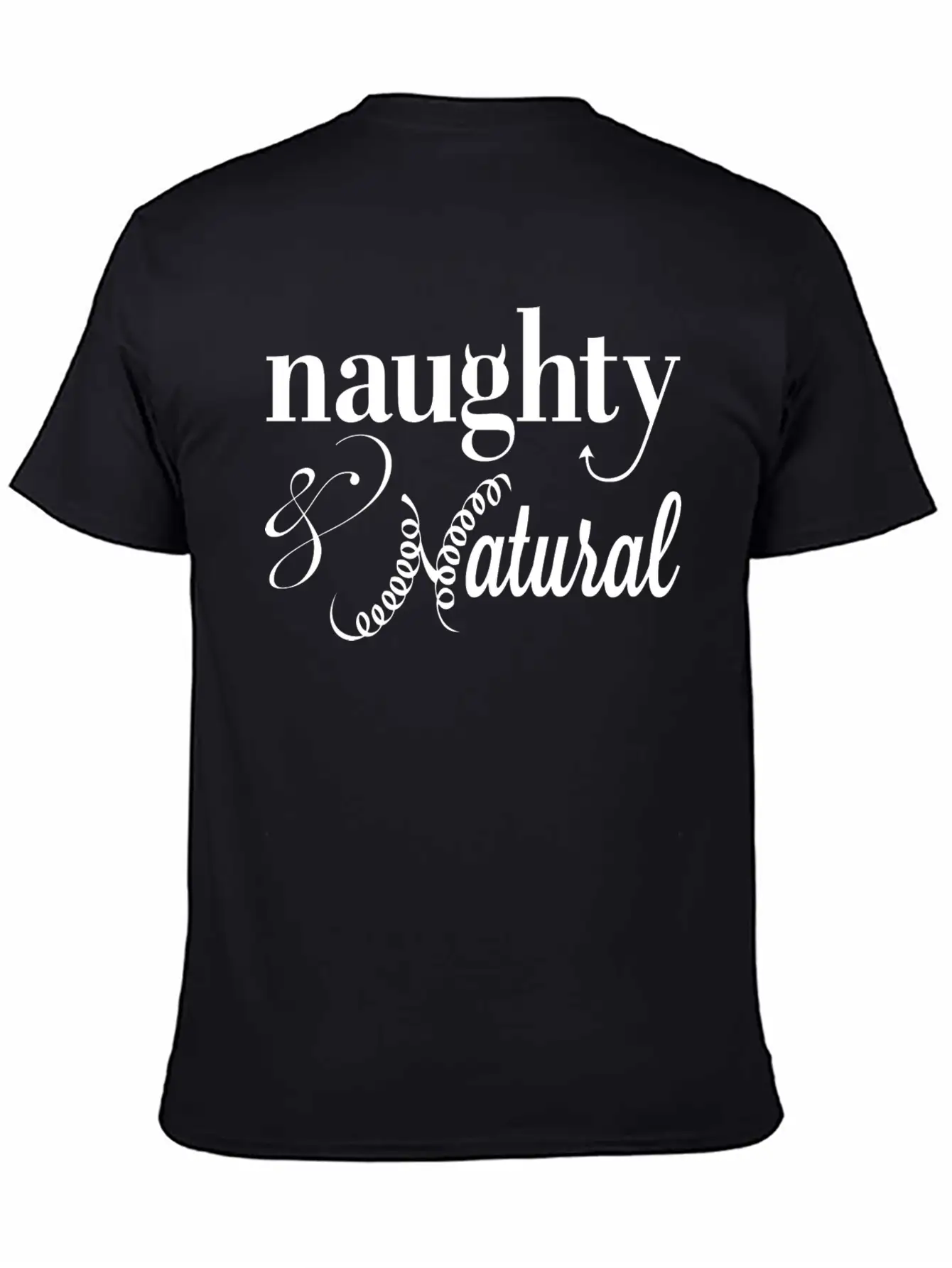 Naghty & Natural T-Shirt Relaxed Everyday Tee – Lightweight And Durable Cotton
