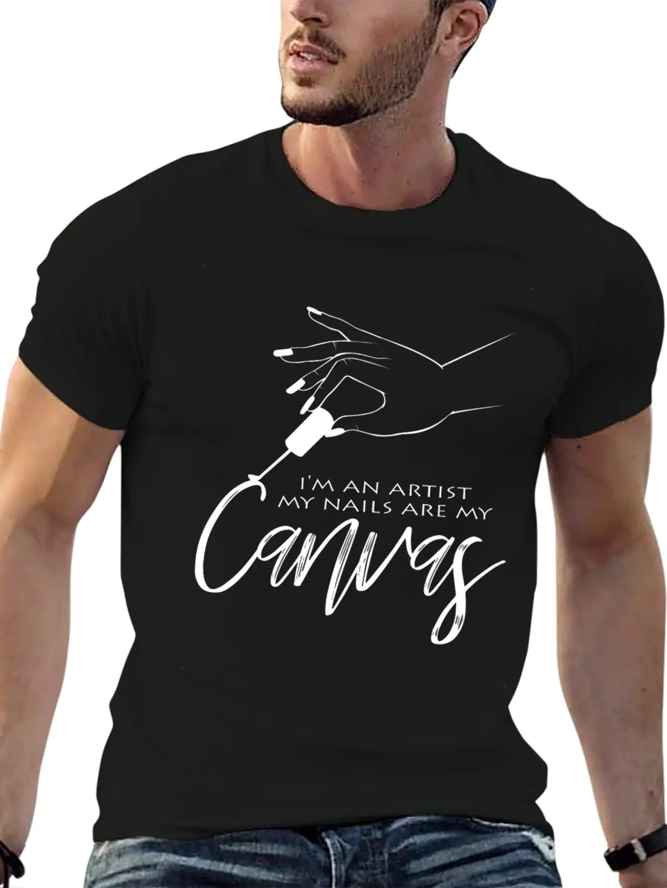 Nail Design Comfortable Minimalist Graphic Tee – Summer Style Essential