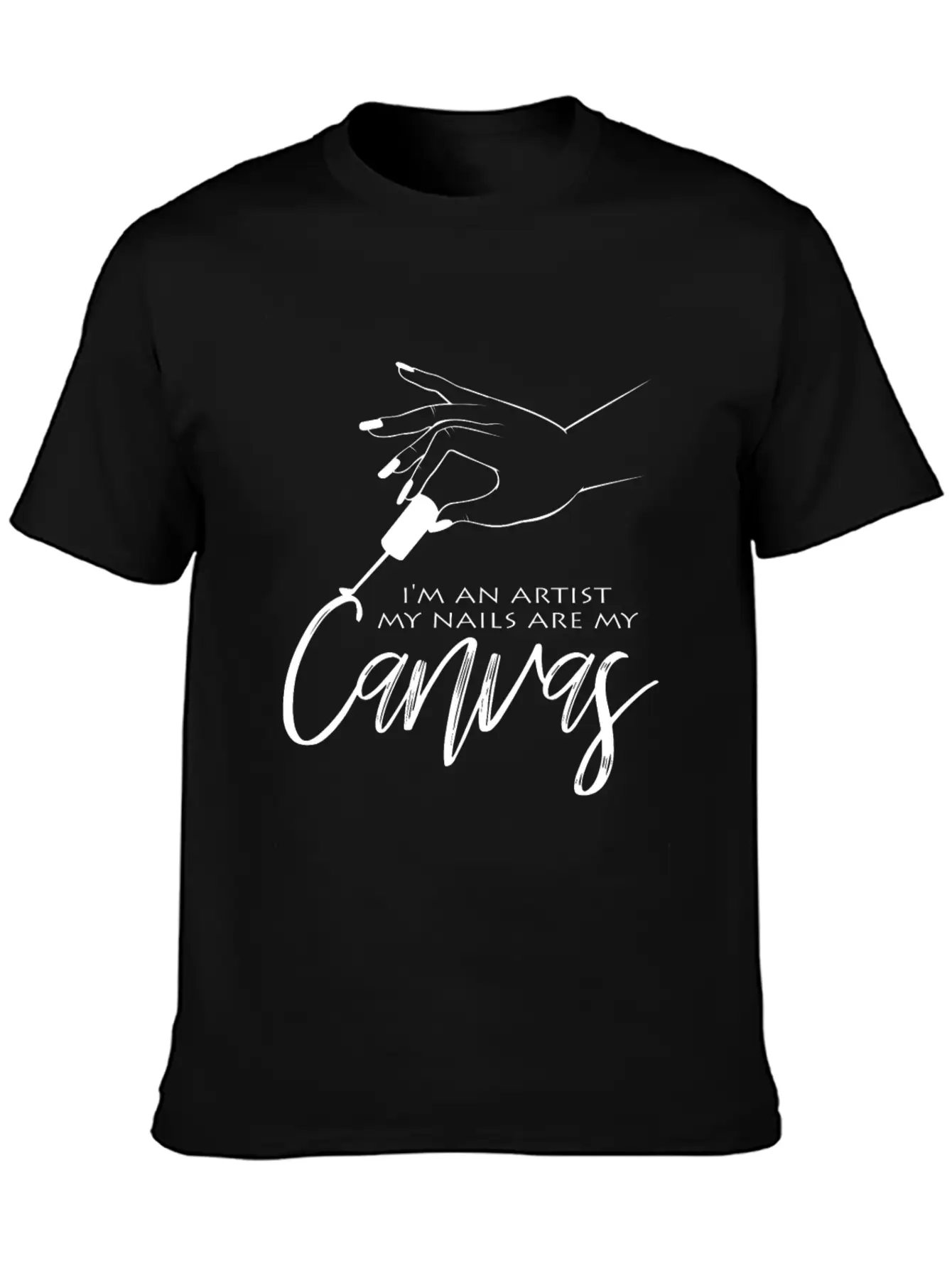 Nail Design Comfortable Minimalist Graphic Tee – Summer Style Essential
