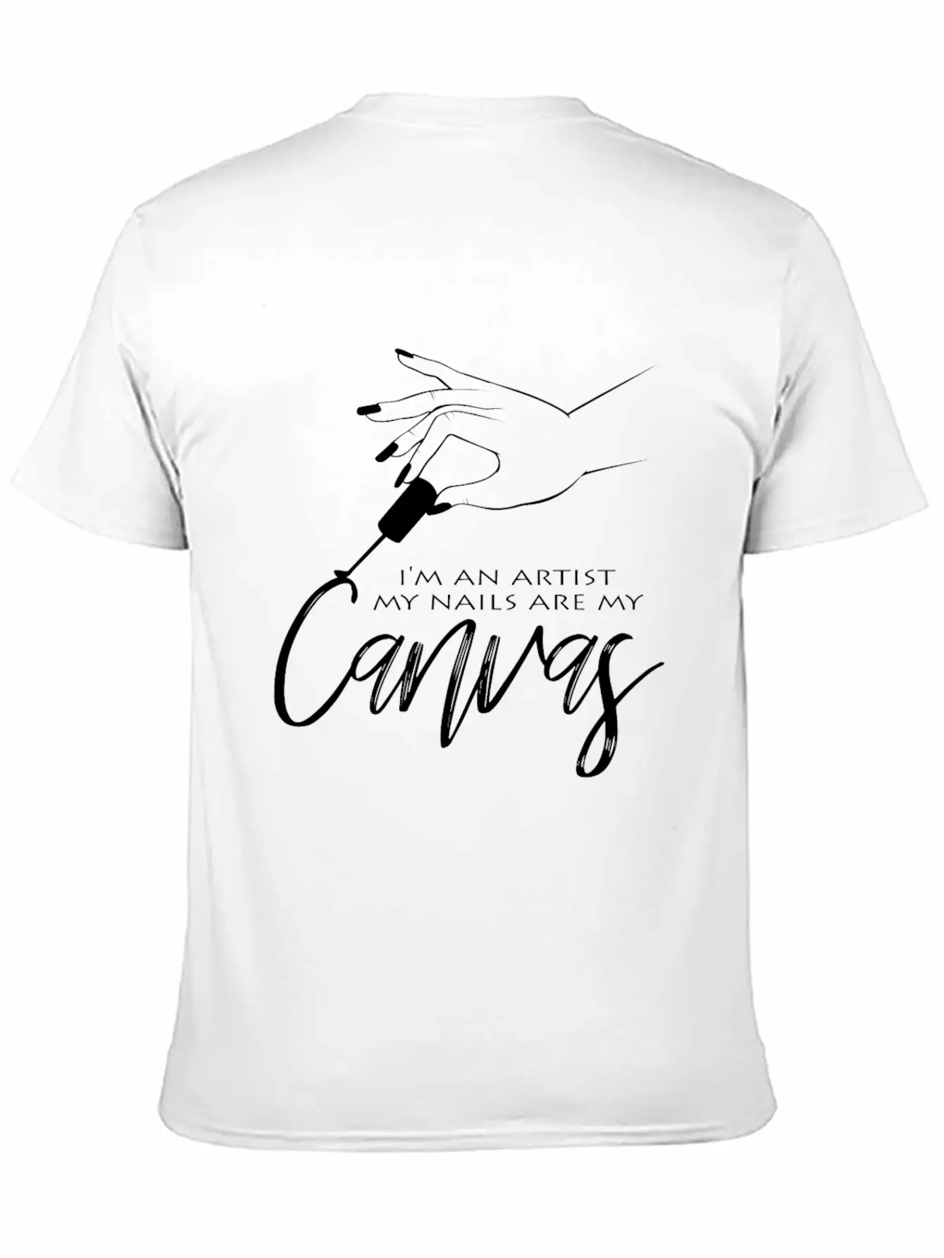 Nail Design Comfortable Minimalist Graphic Tee – Summer Style Essential