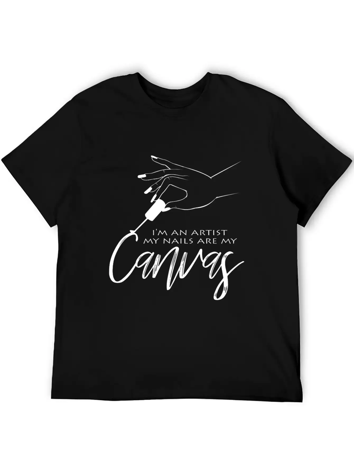 Nail Design Comfortable Minimalist Graphic Tee – Summer Style Essential