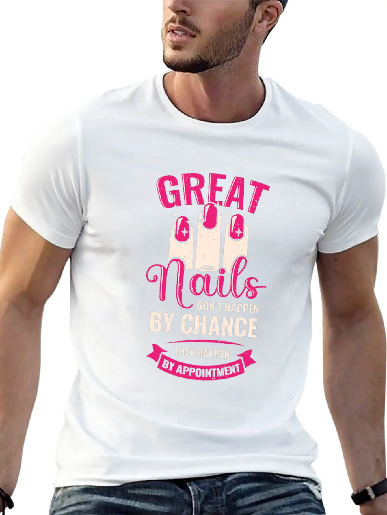 Nail Tech Technologist Profession Manicurist Gift Stylish Everyday T-Shirt – Unisex Basic Cotton Tee