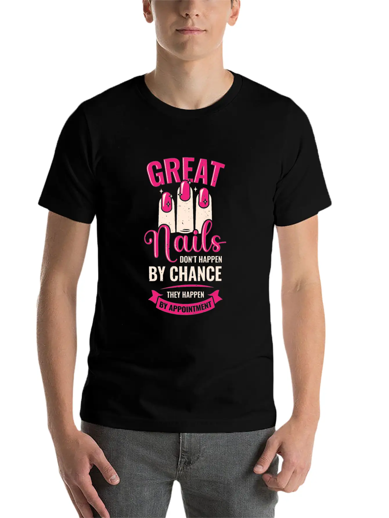 Nail Tech Technologist Profession Manicurist Gift Stylish Everyday T-Shirt – Unisex Basic Cotton Tee