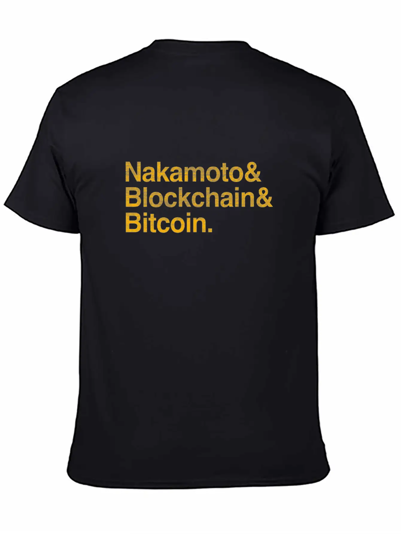 Nakamoto, Blockchain & Bitcoin - Crypto Currencies Stylish Everyday T-Shirt – Unisex Basic Cotton Tee