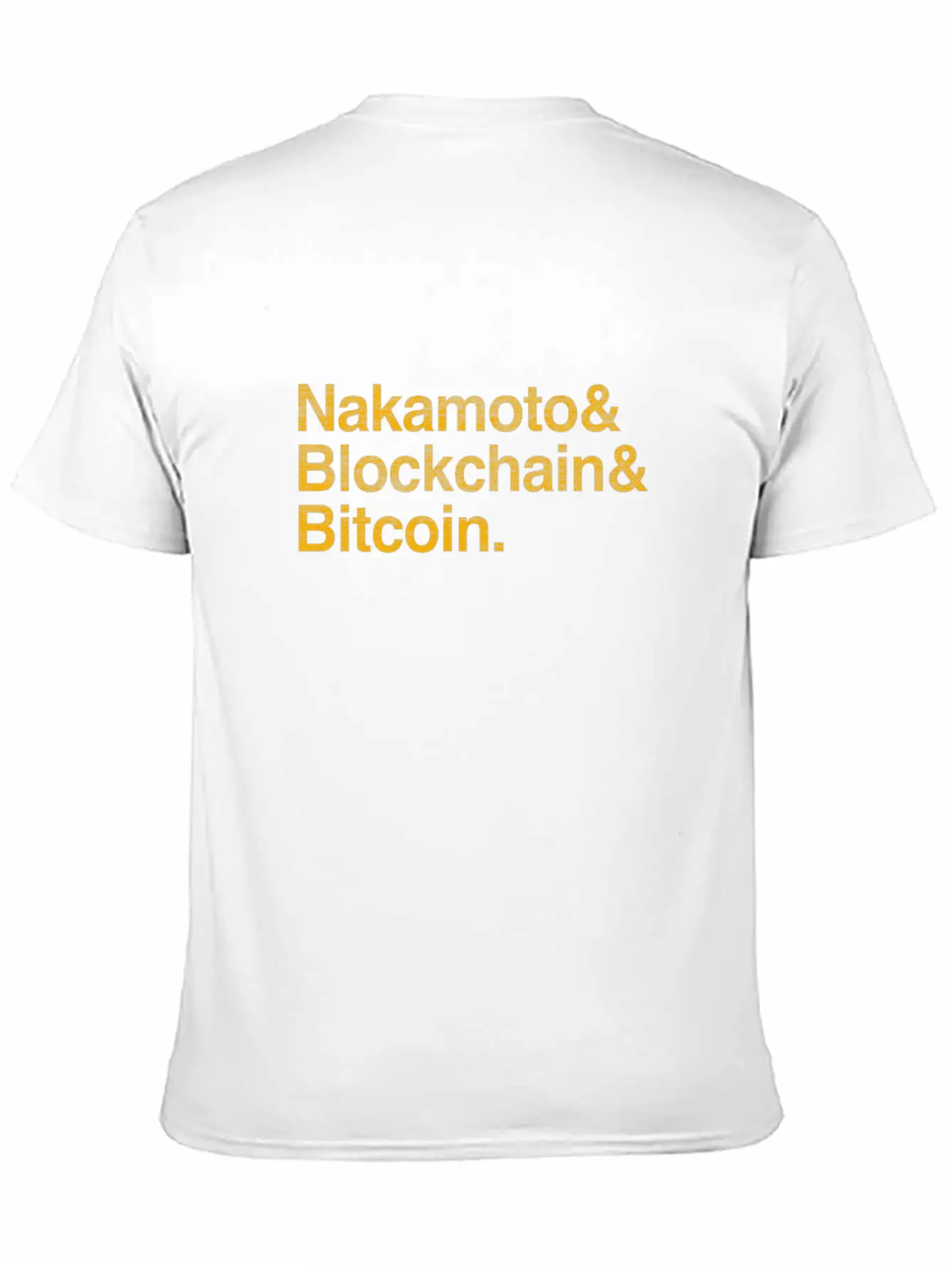 Nakamoto, Blockchain & Bitcoin - Crypto Currencies Stylish Everyday T-Shirt – Unisex Basic Cotton Tee