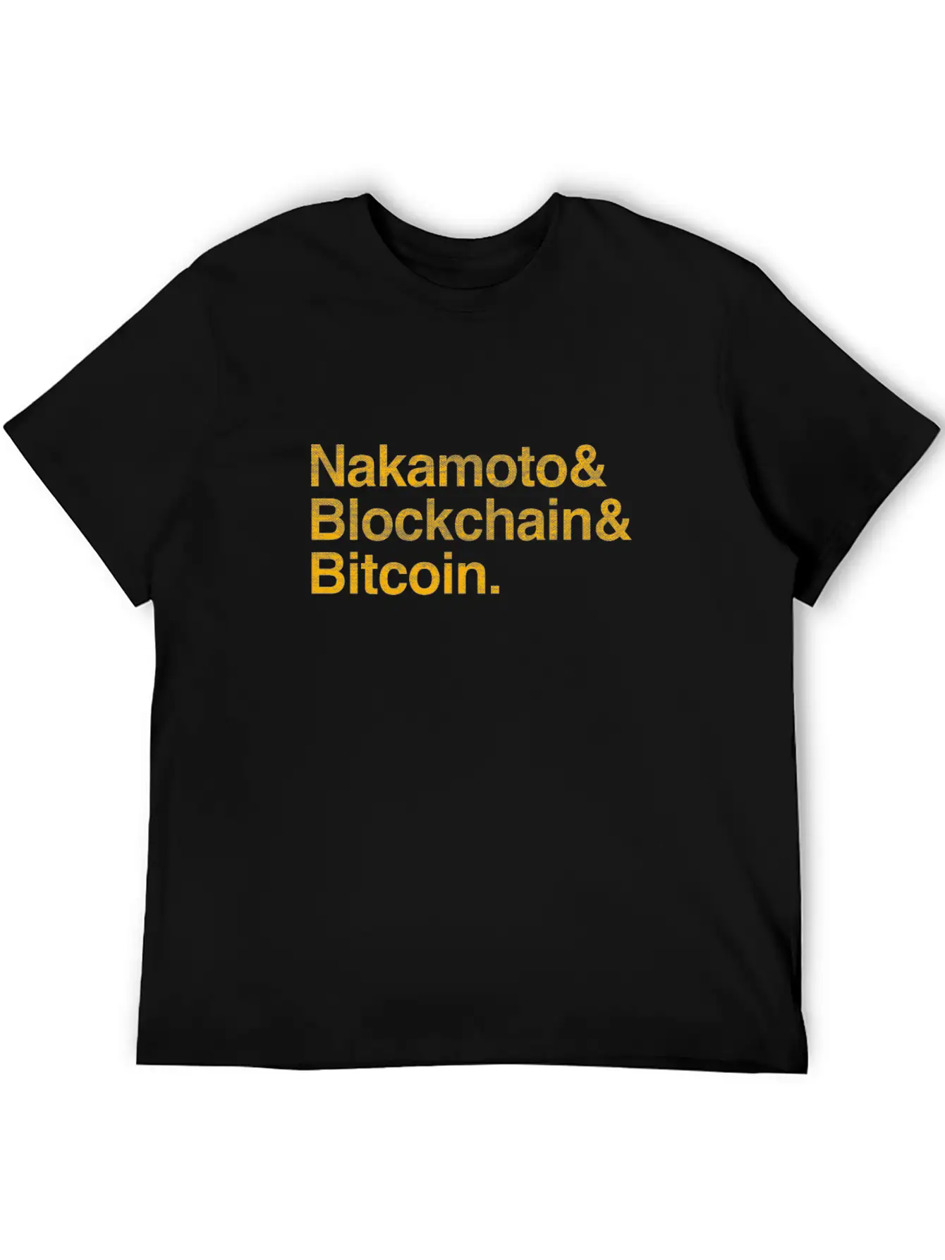 Nakamoto, Blockchain & Bitcoin - Crypto Currencies Stylish Everyday T-Shirt – Unisex Basic Cotton Tee