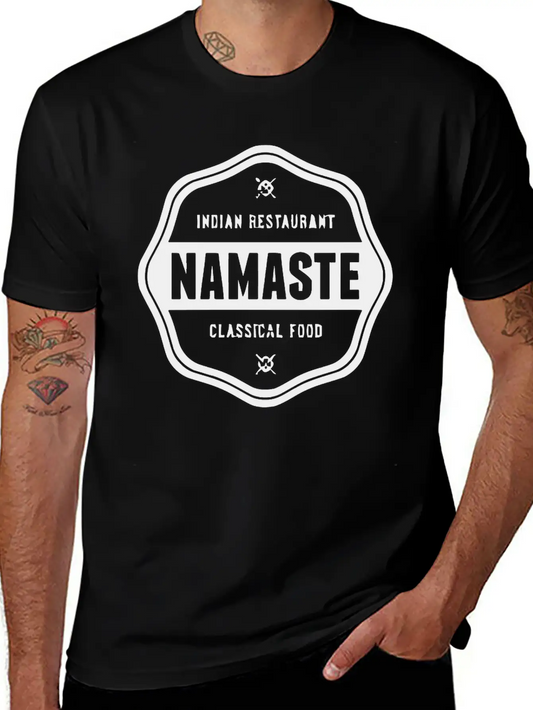 Namaste Classical Food Timeless Short Sleeve Tee – Comfy And Minimalist Design