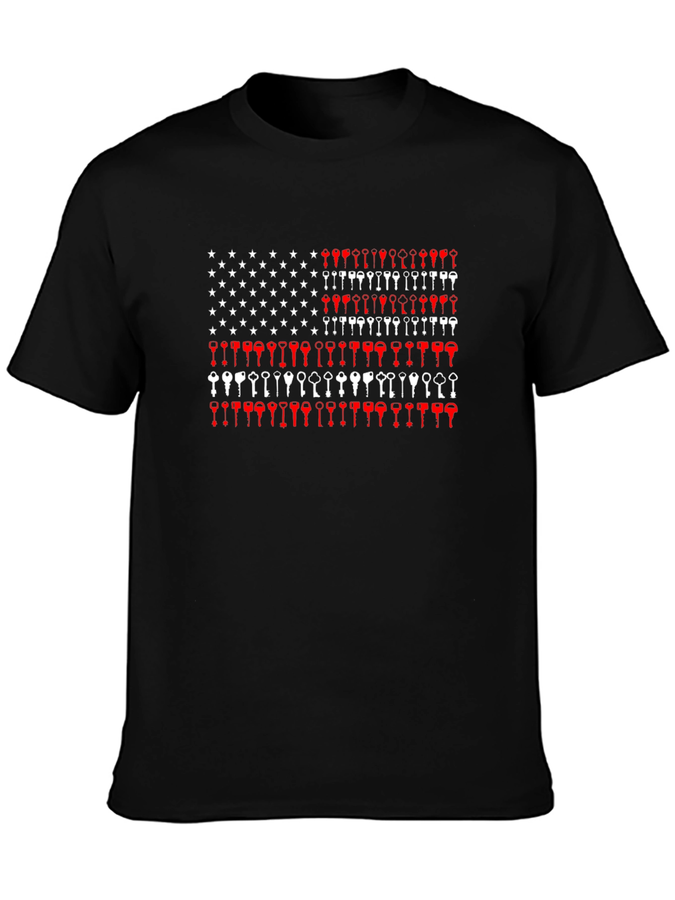 Key American Flag T-Shirt