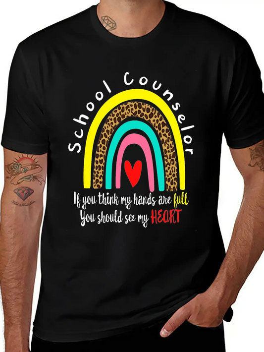 National School Counselor Week Shirt If You Think Basic Graphic T-Shirt – Daily Comfort In Soft Cotton