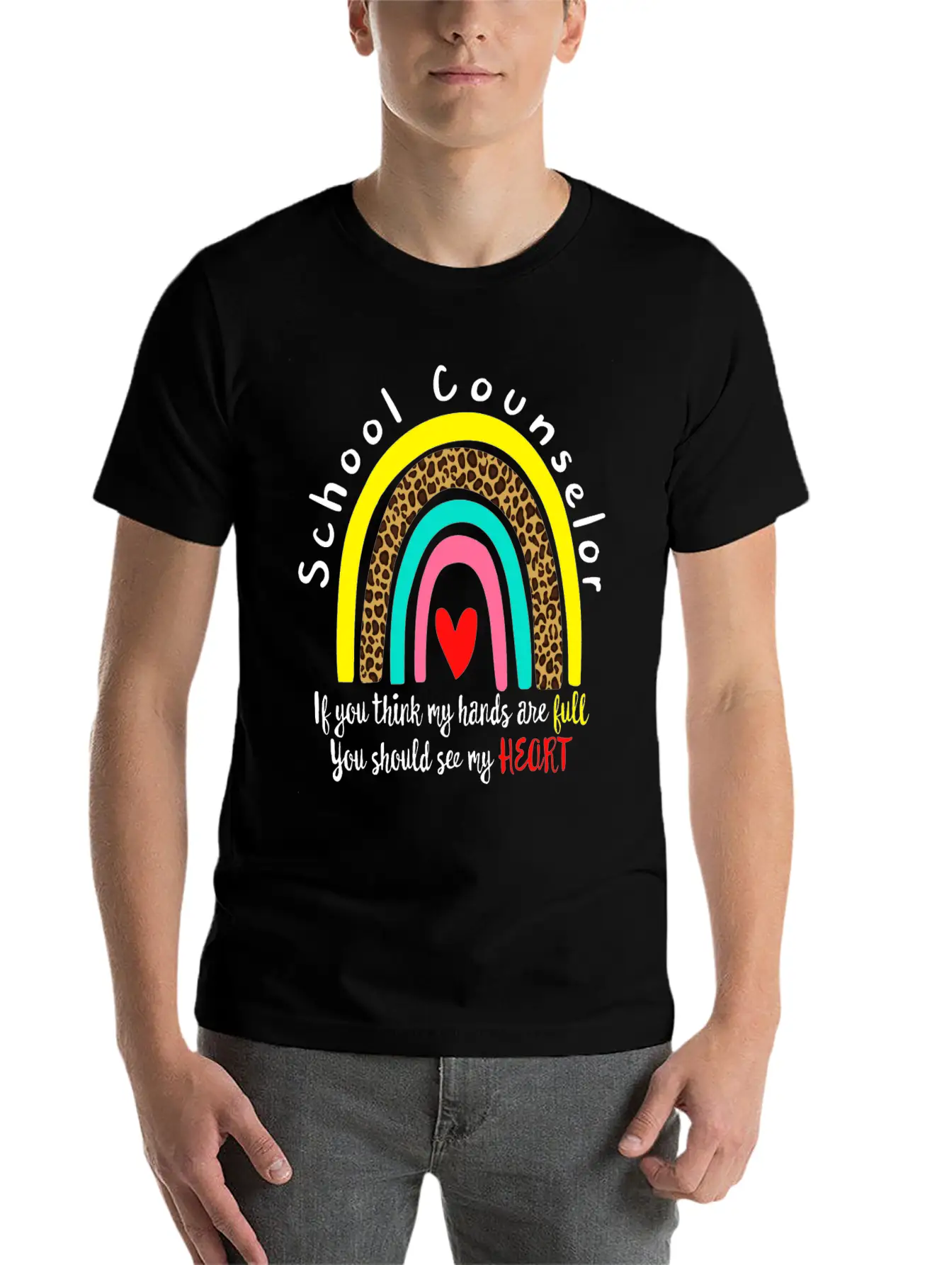 National School Counselor Week Shirt If You Think Basic Graphic T-Shirt – Daily Comfort In Soft Cotton