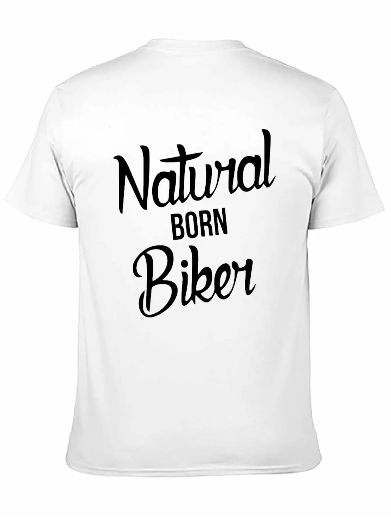 Natural Born Biker Basic Graphic T-Shirt – Daily Comfort In Soft Cotton