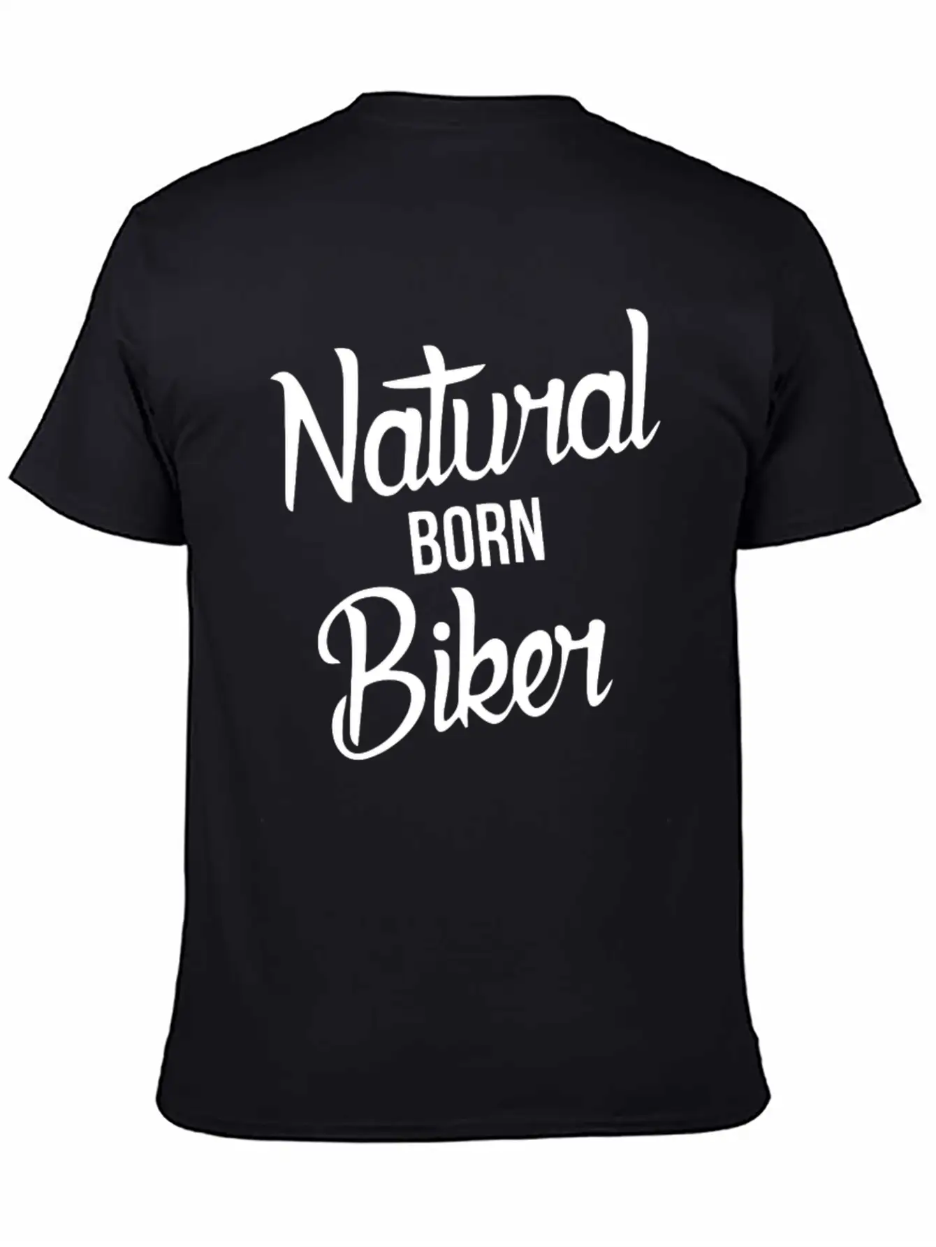 Natural Born Biker Basic Graphic T-Shirt – Daily Comfort In Soft Cotton