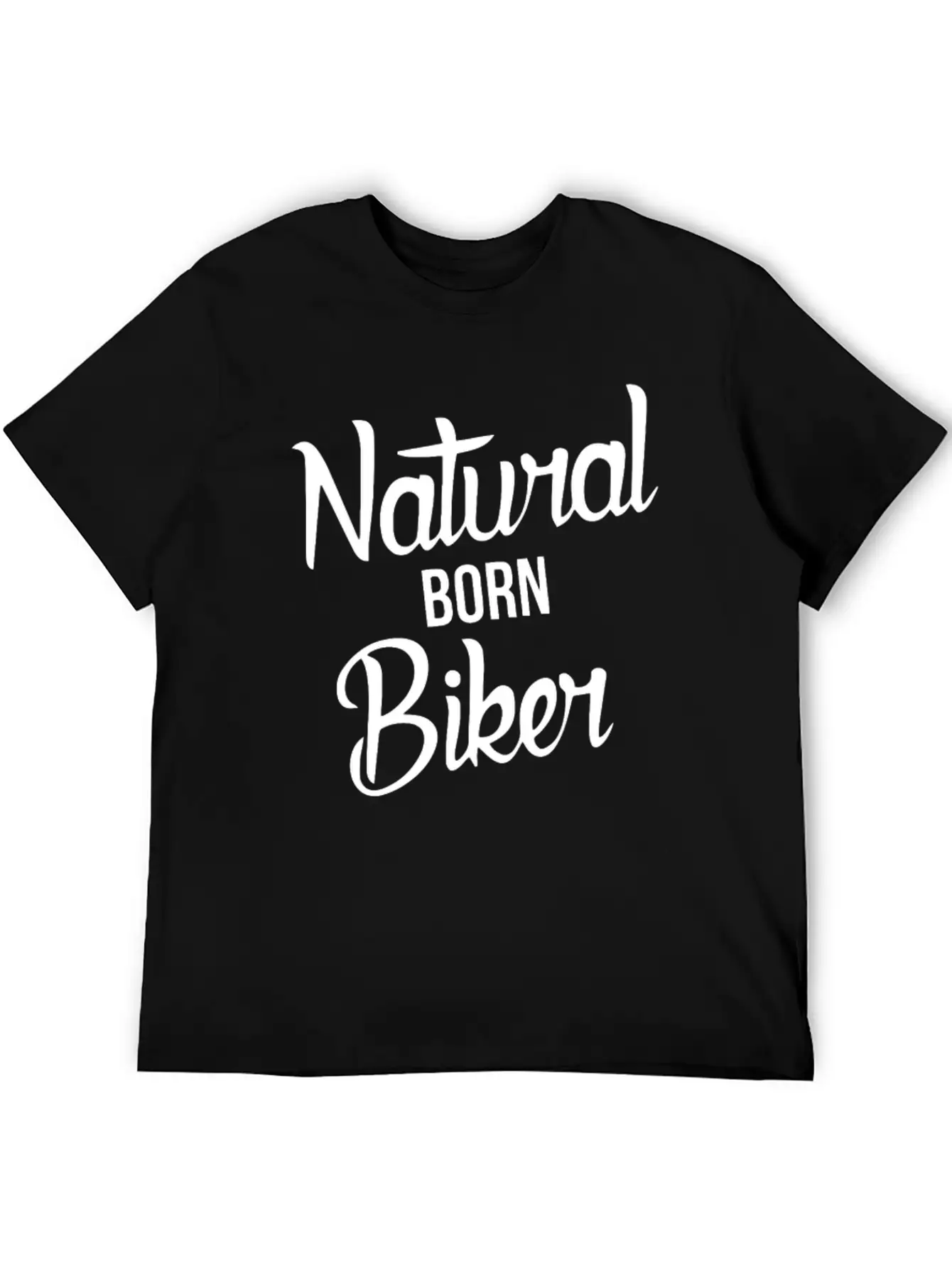 Natural Born Biker Basic Graphic T-Shirt – Daily Comfort In Soft Cotton