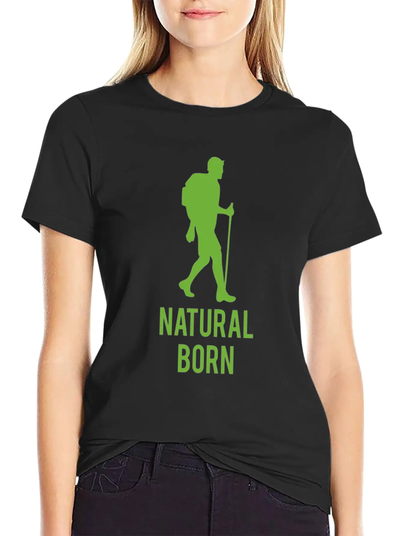 Natural Born Funny Tshirt Unisex Casual T-Shirt – Clean Design For Daily Comfort